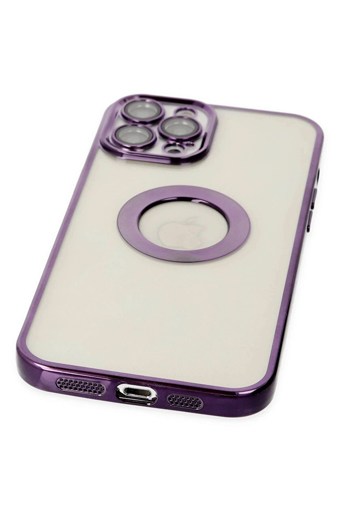 12 Kılıf Slot Silikon - Mor