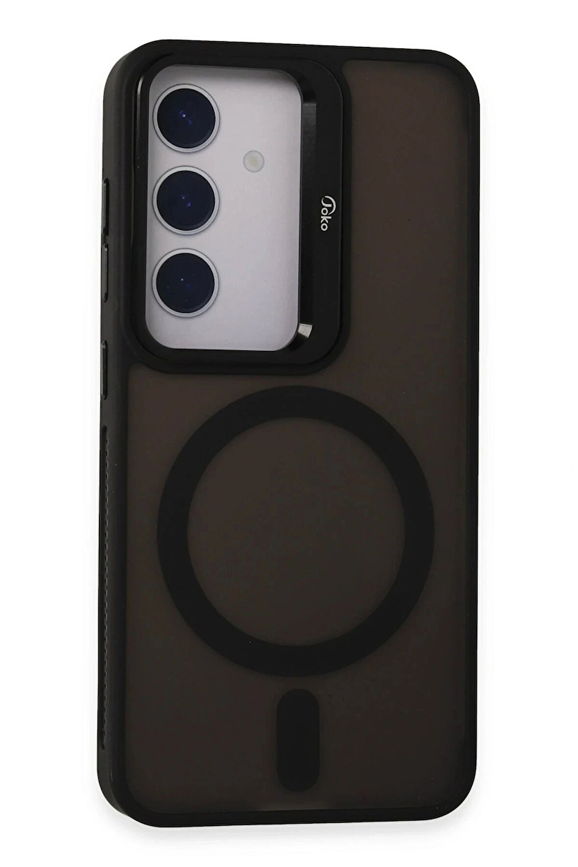 S24 Flet Lens Kapak - Siyah