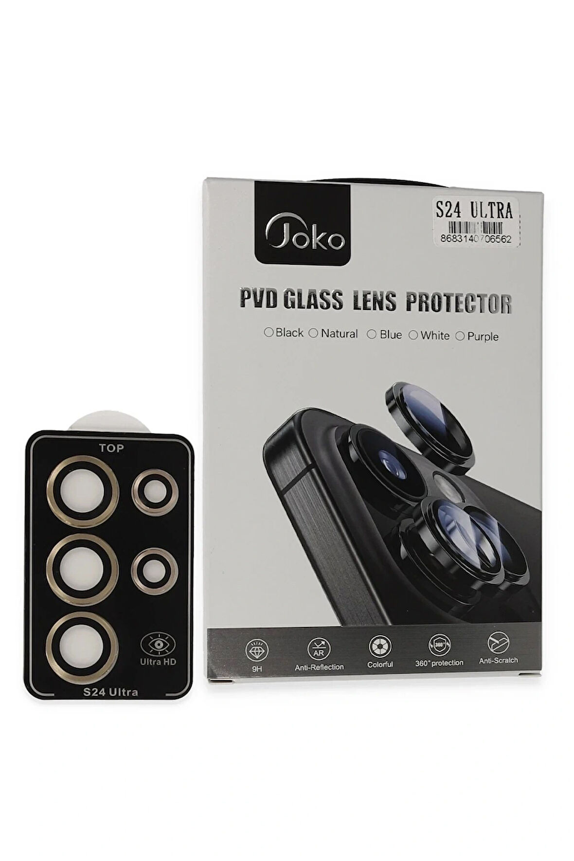 S24 Pvd Metal Kamera Lens - Gold