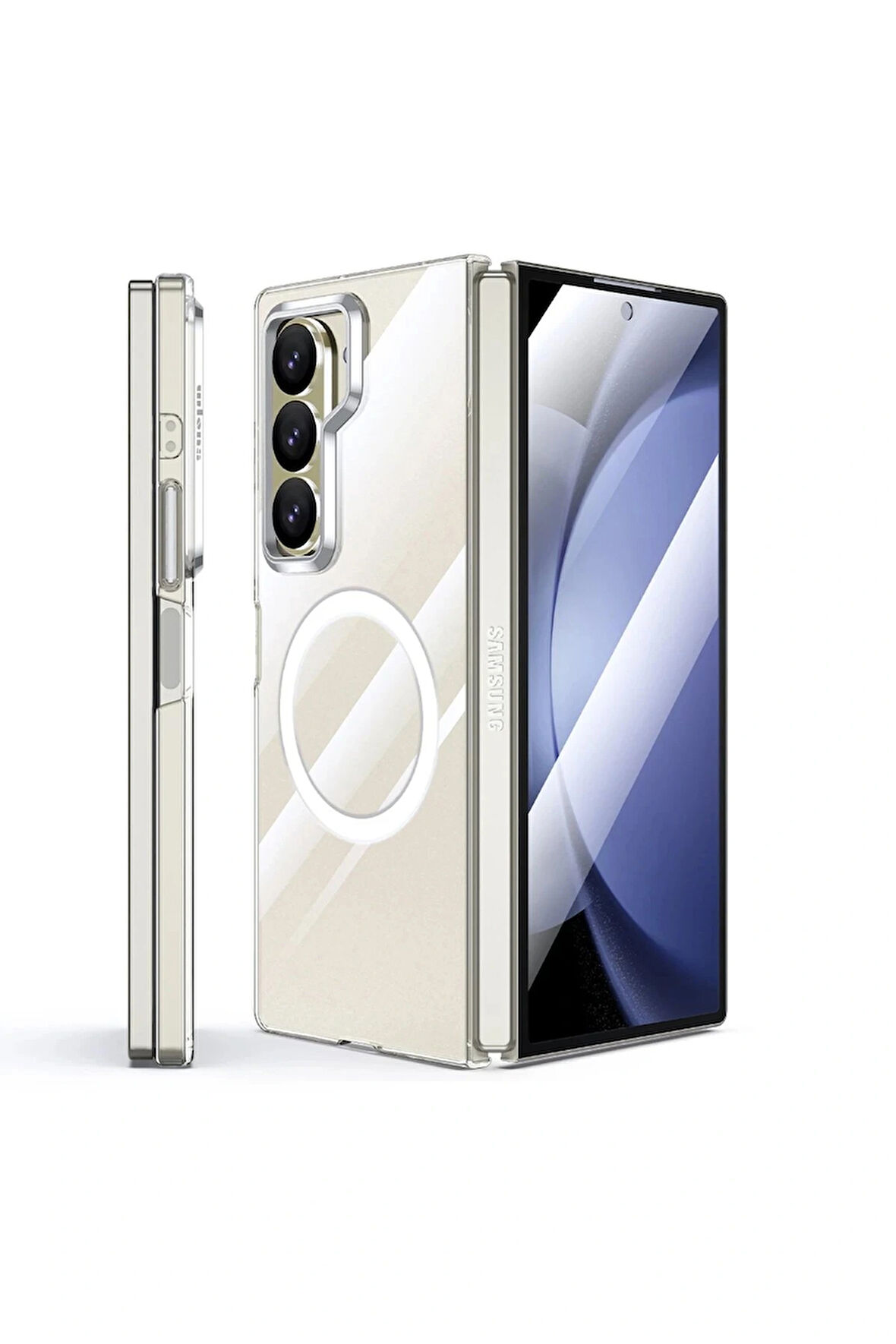 Z Fold 6 Crystal Kapak - Şeffaf