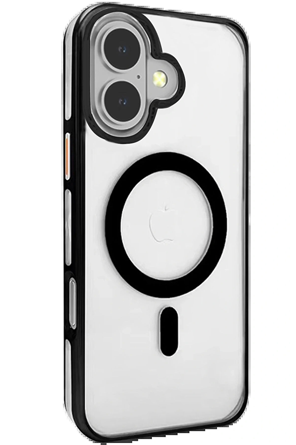 16 Gleam Pc Sert Kılıf - Şeffaf-Siyah