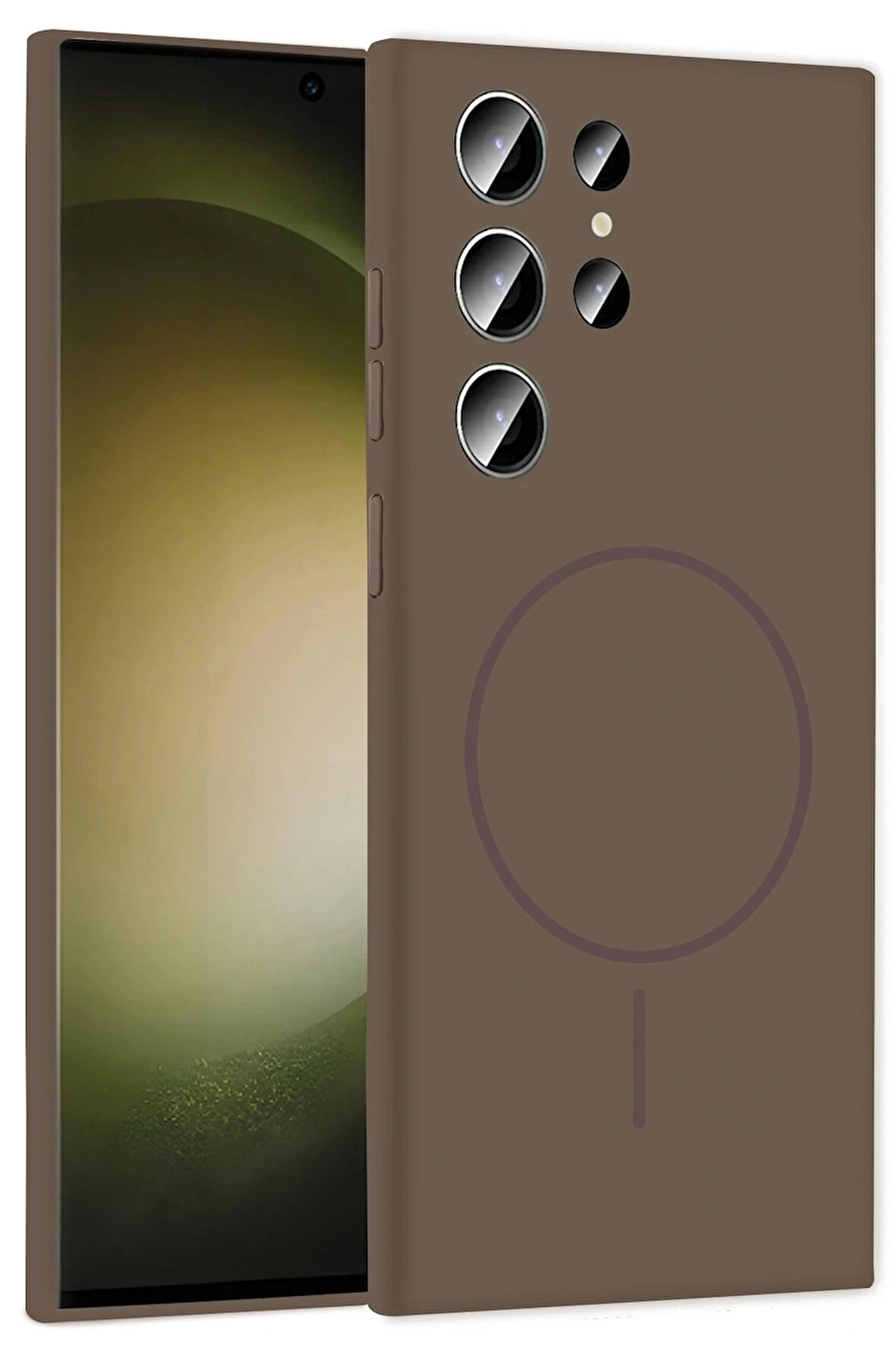 S23 Kılıf Jully Kapak - Kahverengi