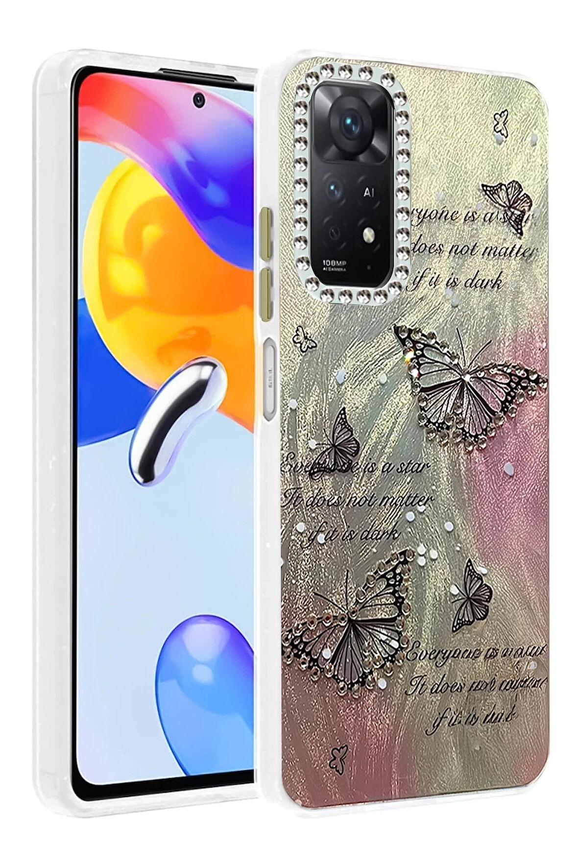 Redmi Note 12 4G Kılıf Blade Aynalı Desenli Kapak - Desen 6