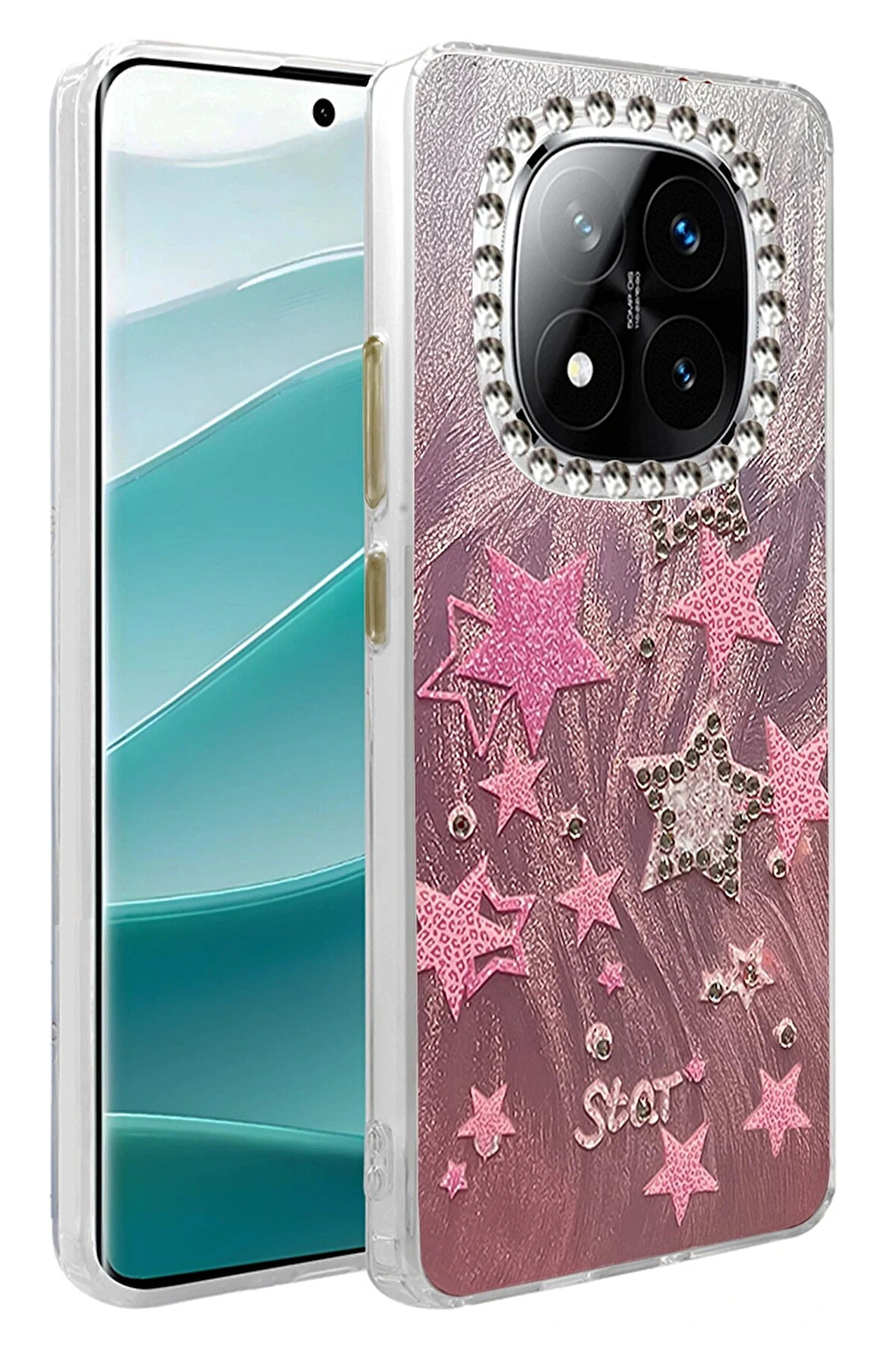 Redmi Note 14 5G Kılıf Blade Aynalı Desenli Kapak - Desen 7