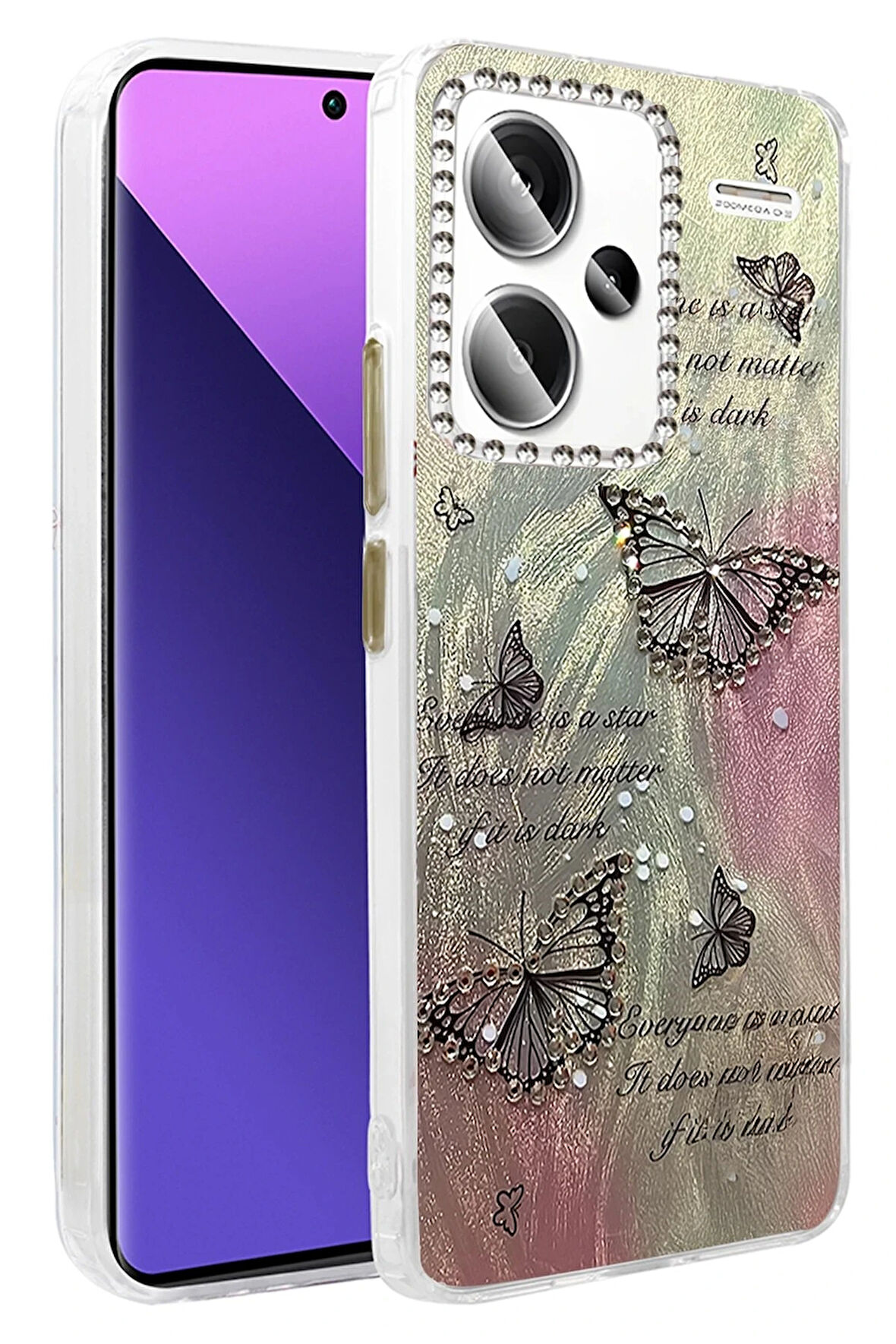 Redmi Note 13 Kılıf Blade Aynalı Desenli Kapak - Desen 6