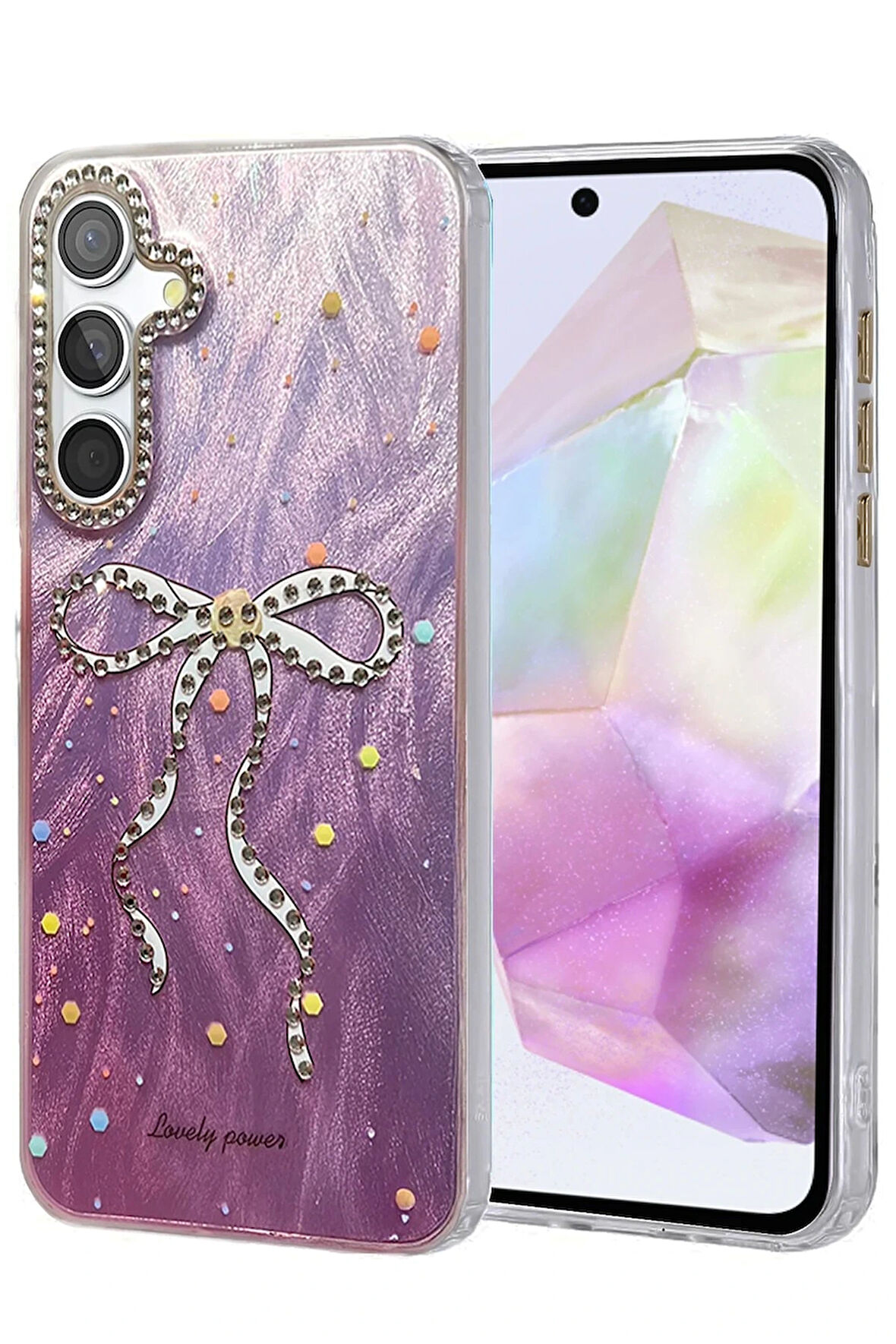 A35 5G Kılıf Blade Aynalı Desenli Kapak - Desen 1