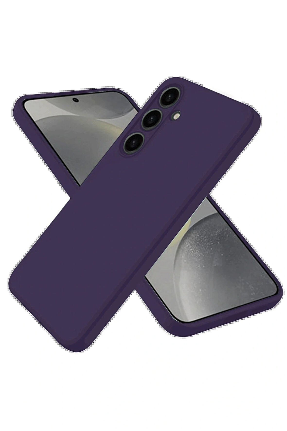 S25 Kılıf Nano Içi Kadife Silikon - Mor
