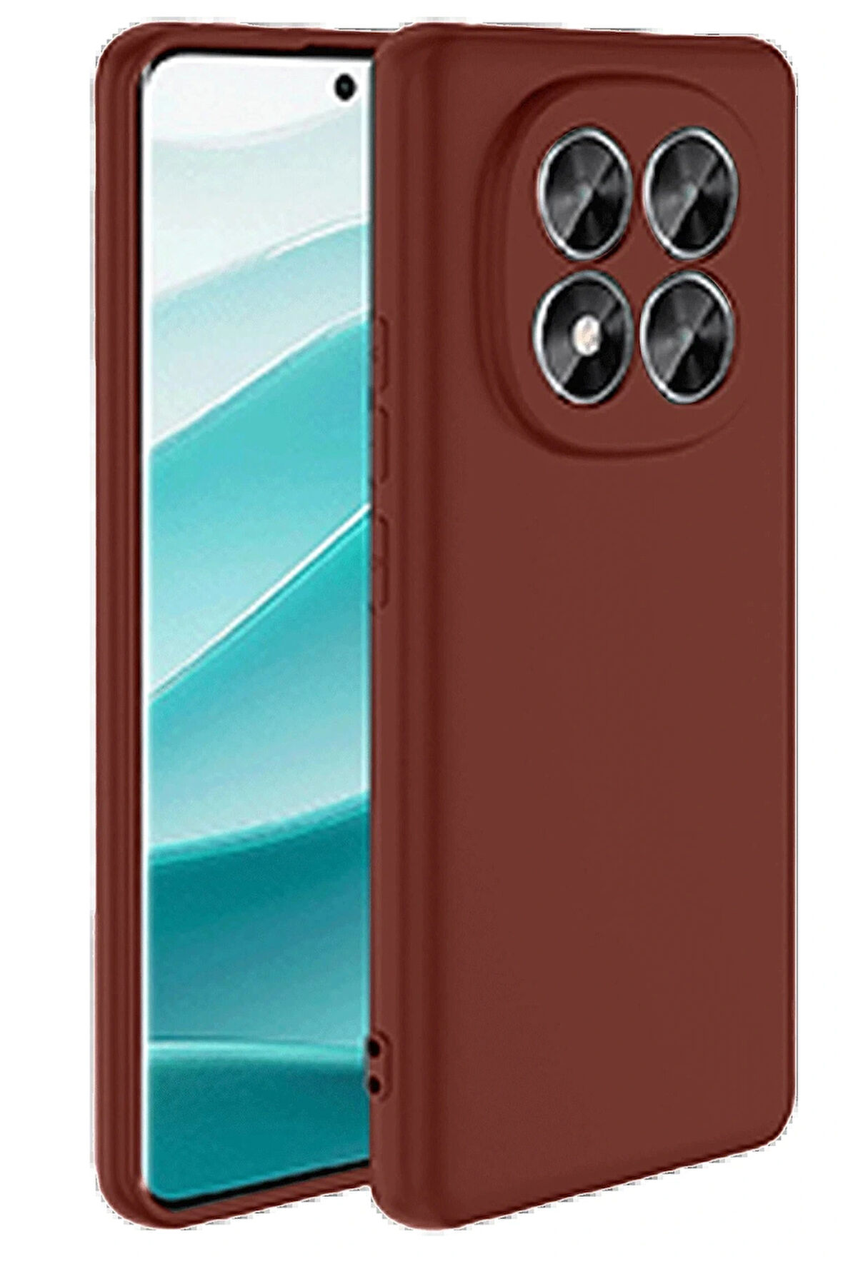 Redmi Note 14 5G Kılıf First Silikon - Bordo