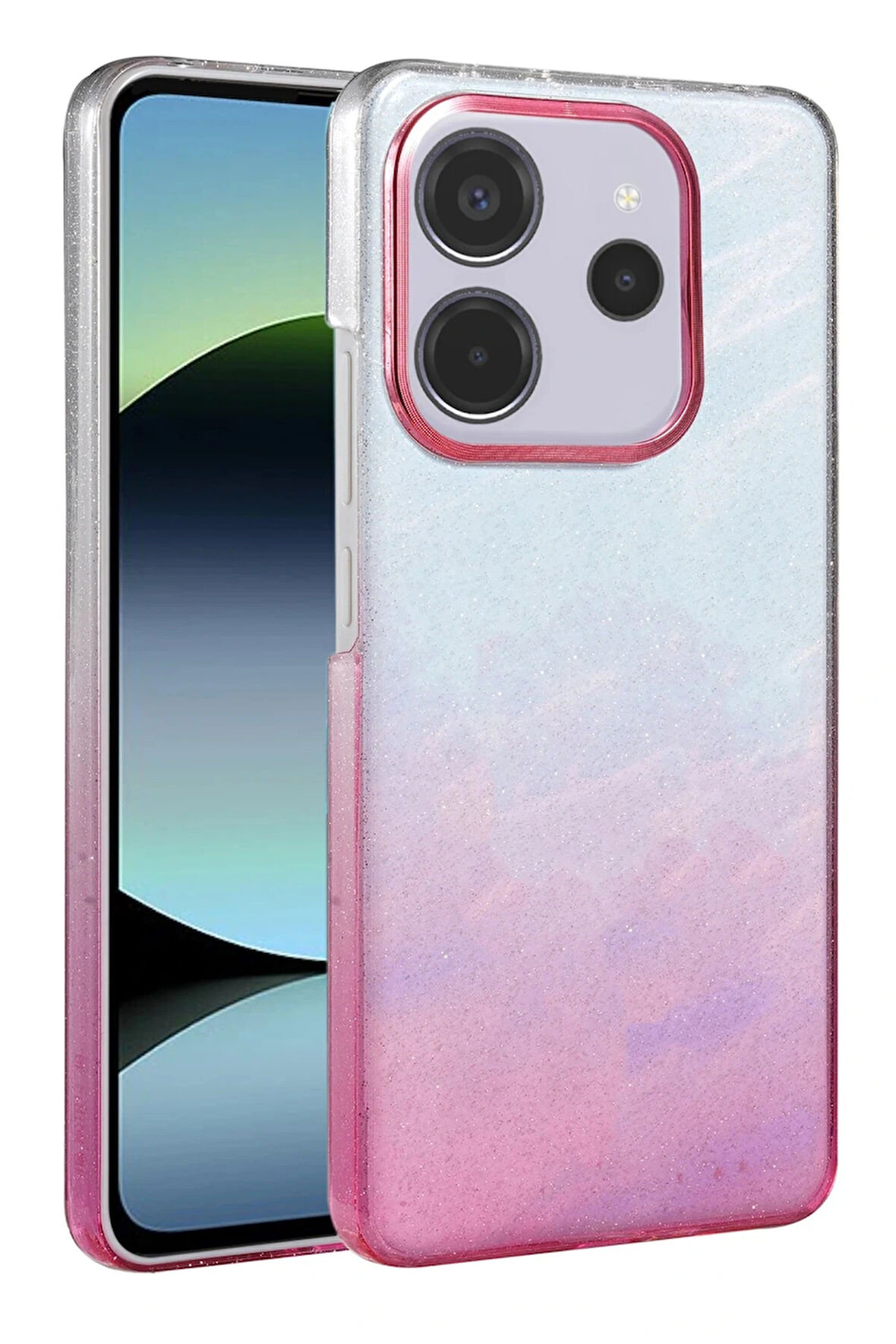 Redmi 12 Glossy Kapak - Pembe