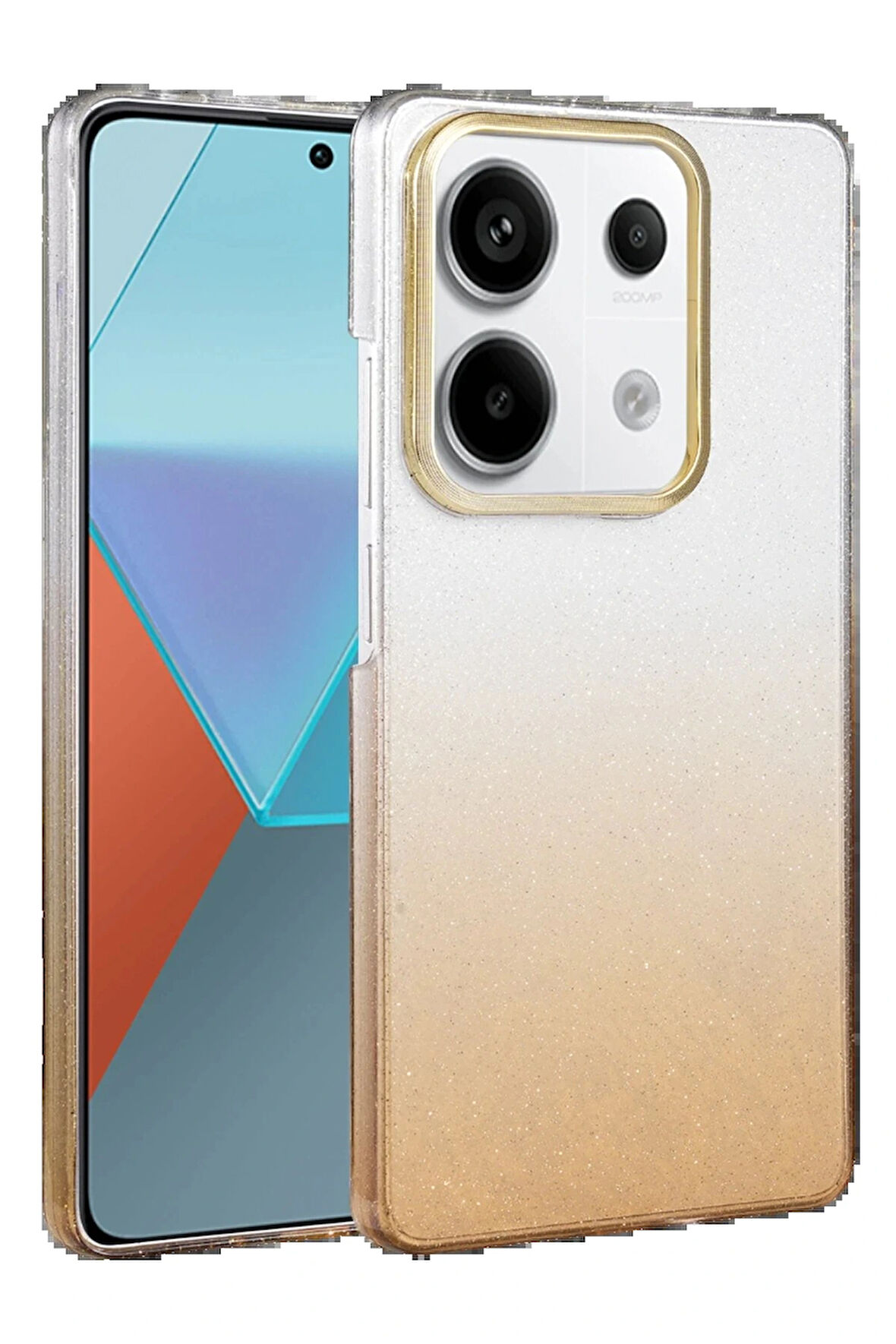 Redmi Note 13 4G Glossy Kapak - Çöl Titanyum