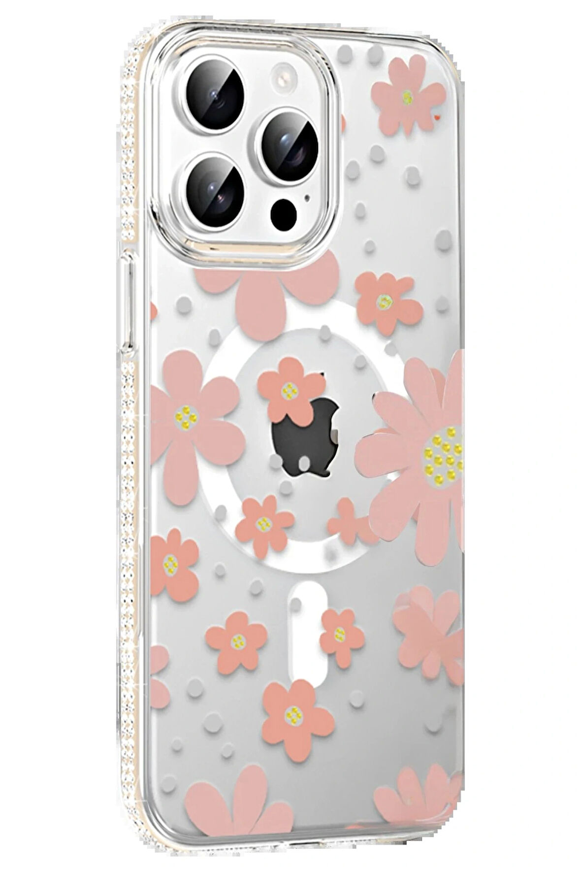 15 Floral Kapak - Pembe