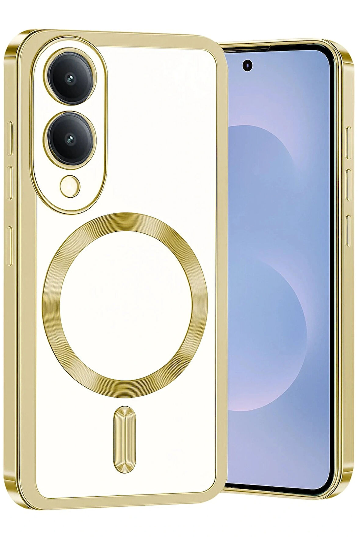 S25 Edge Kross Magneticsafe Kapak - Gold