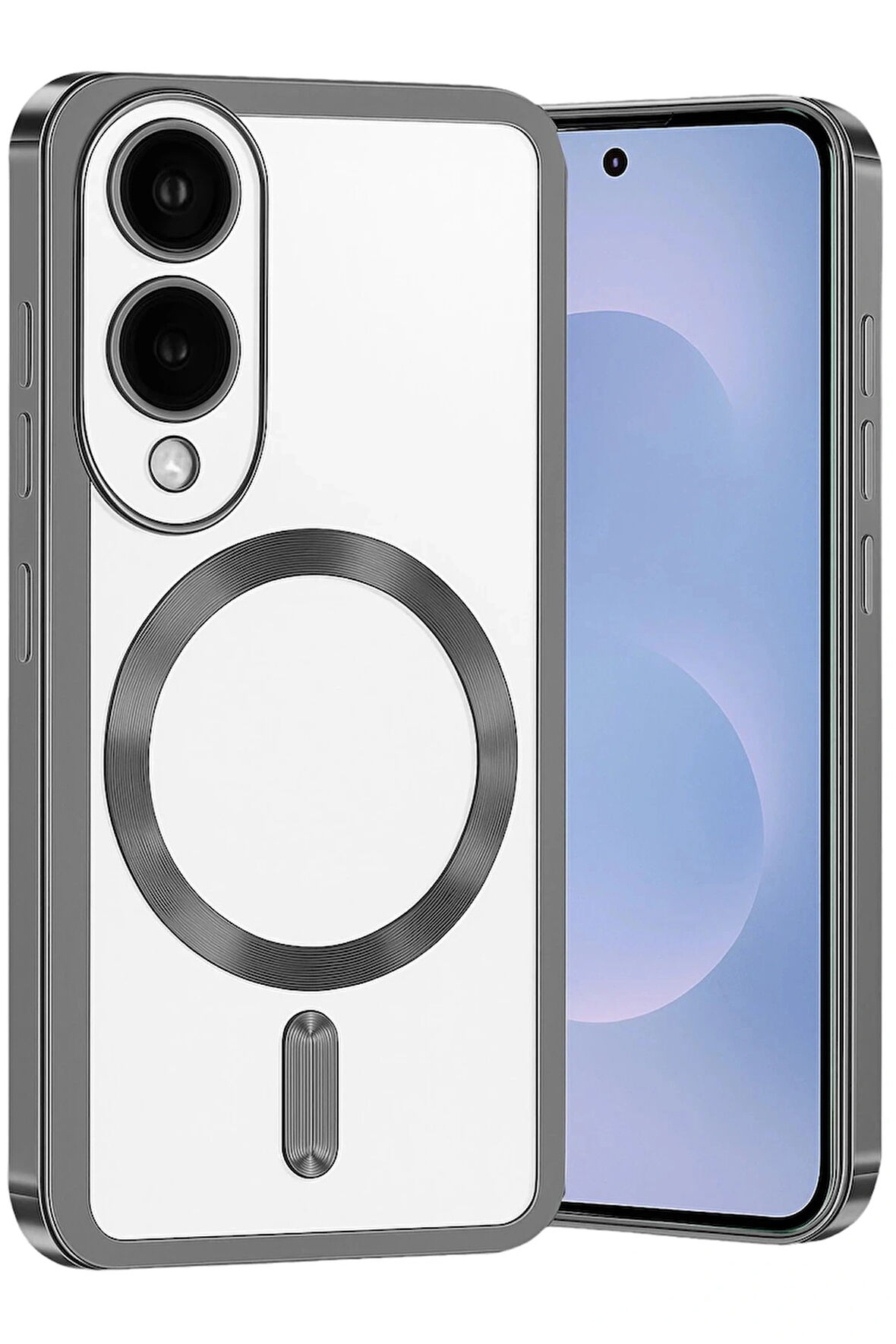 S25 Edge Kross Magneticsafe Kapak - Titan Gri