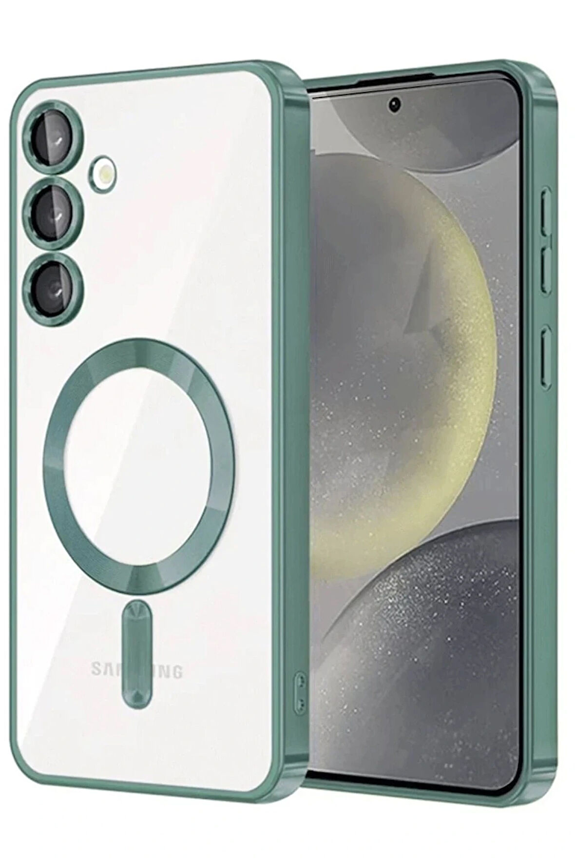 A35 5G Kross Magneticsafe Kapak - Koyu Yeşil