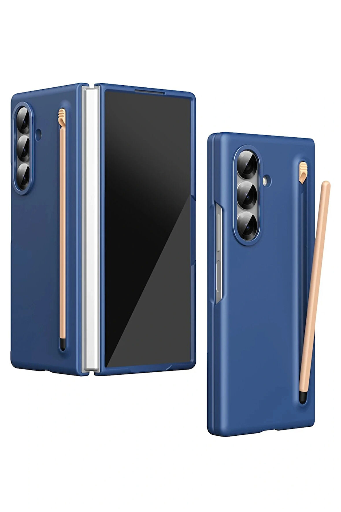 Z Fold 7 Hole Fold Kapak - Lacivert