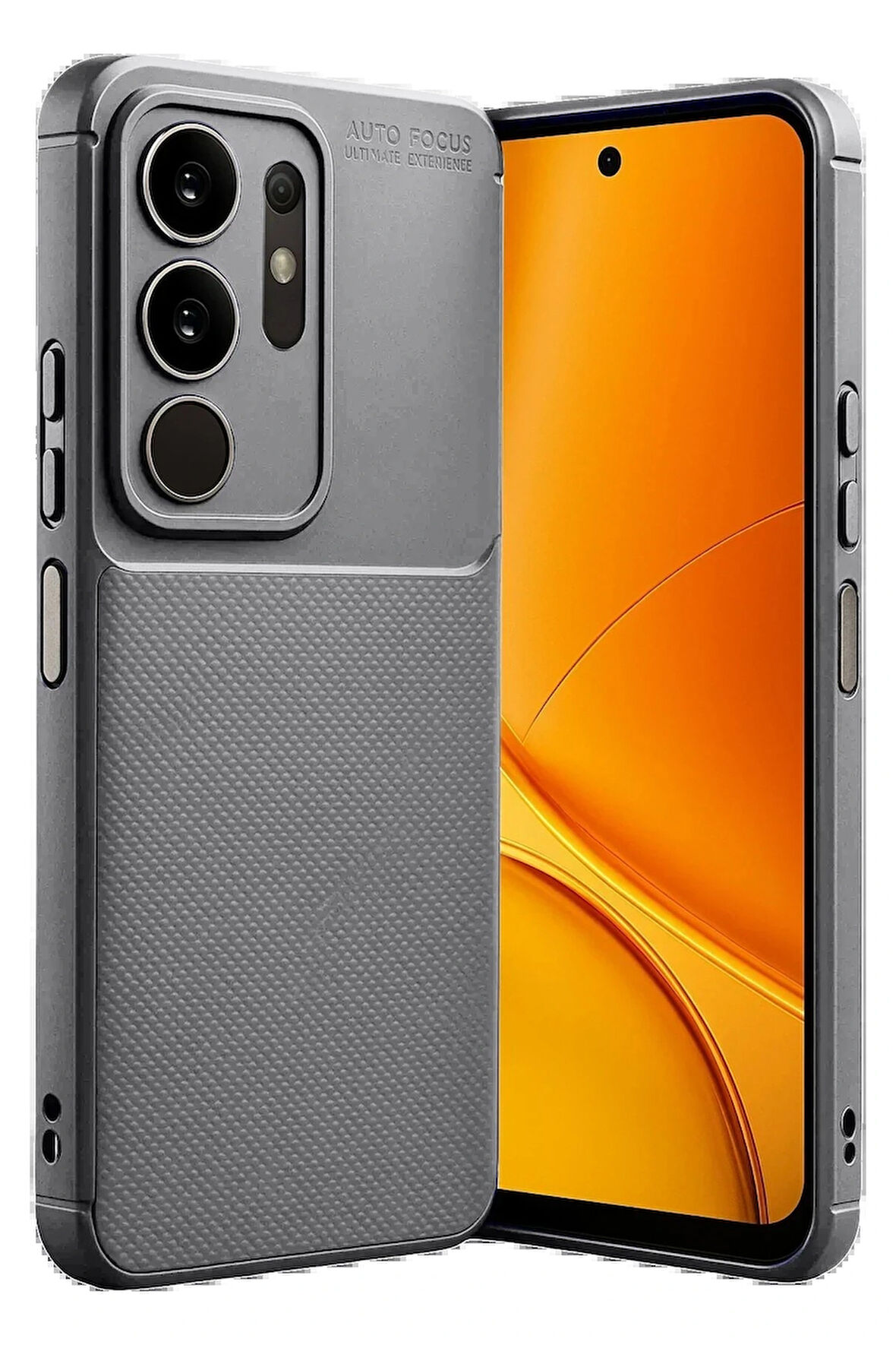 Y29 4G Auto Focus Karbon Kapak - Gri