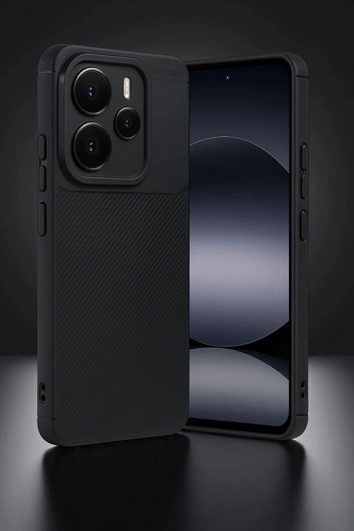 Note 14 5G Auto Focus Karbon Kapak - Siyah