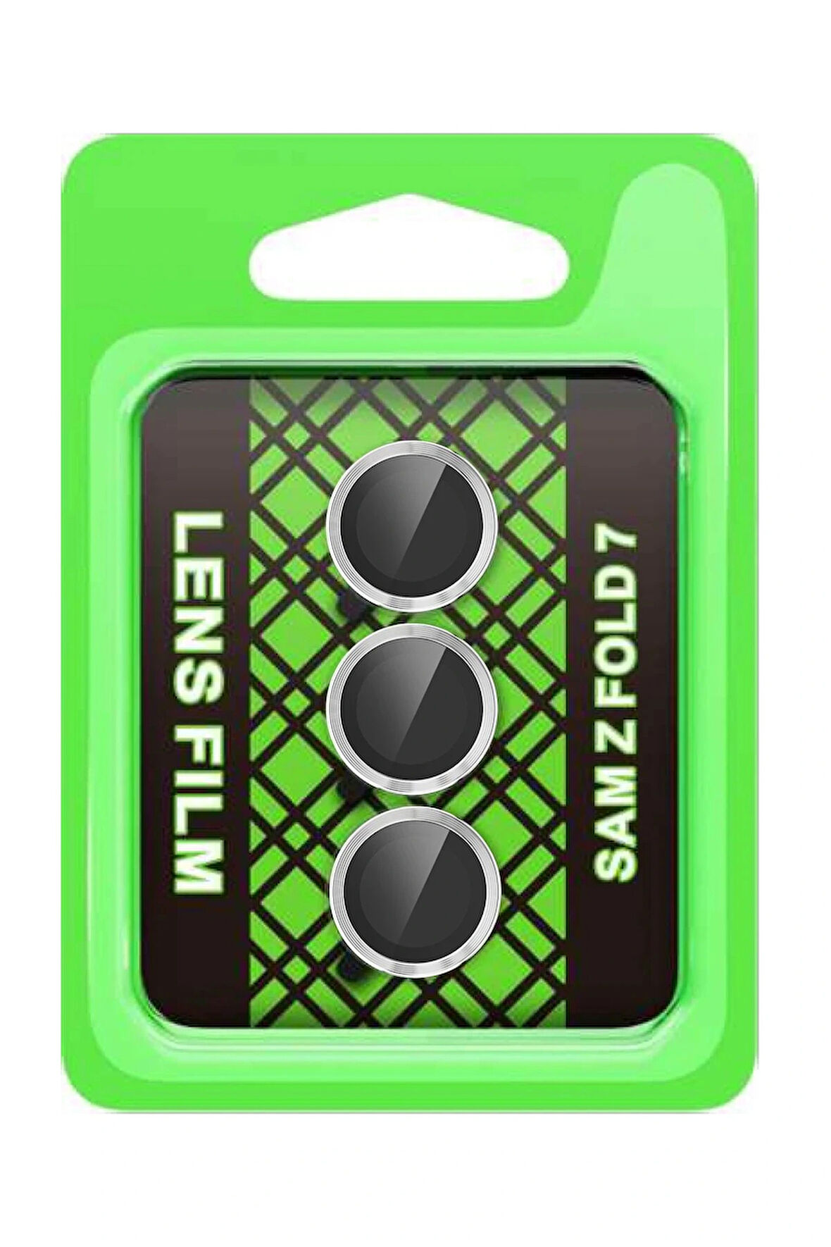 Z Fold 7 Raze Metal Kamera Lens - Gümüş