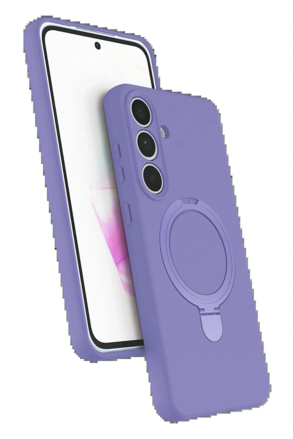 S24 Fe Regal Standlı Kapak - Lila