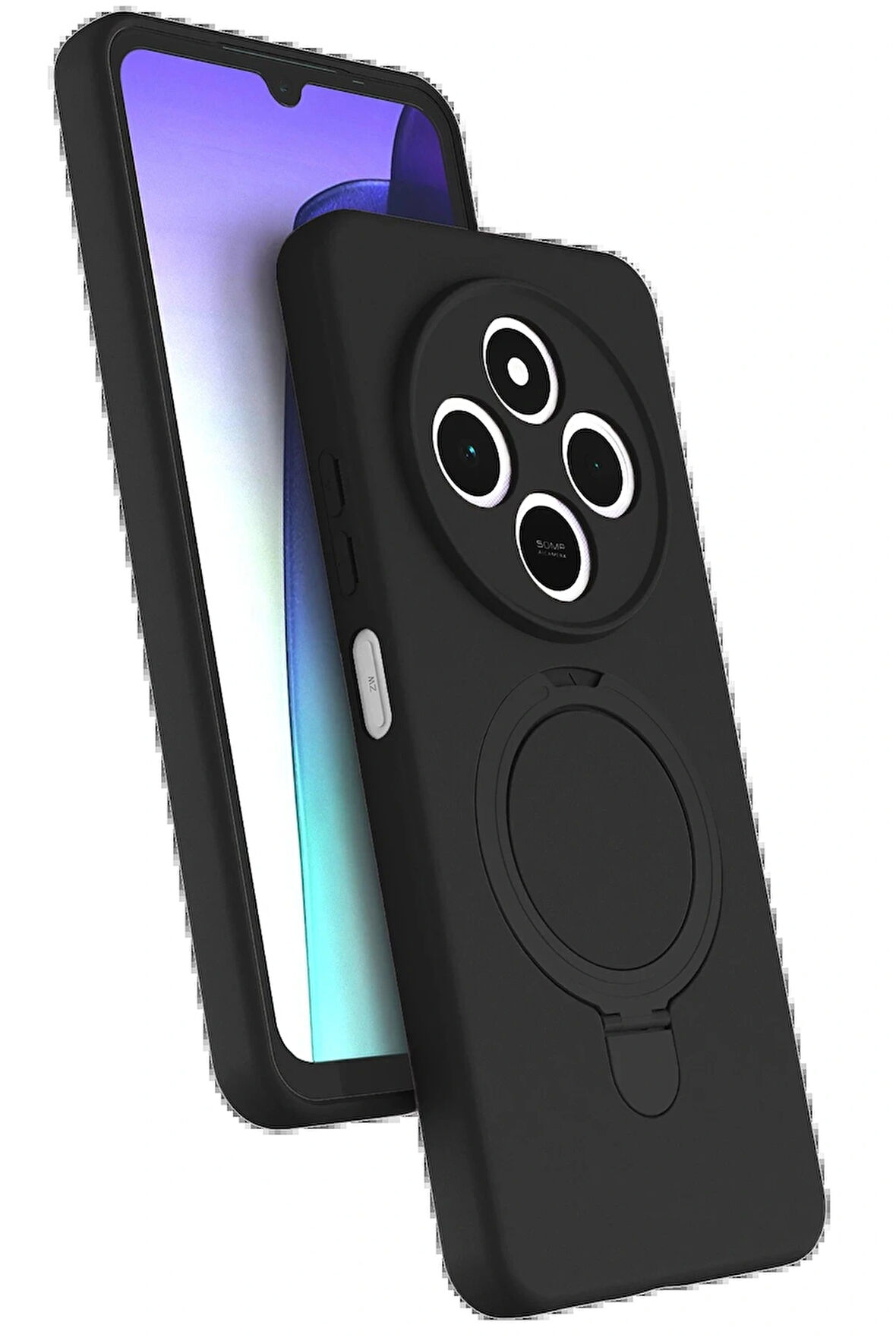 Redmi 14C Regal Standlı Kapak - Siyah