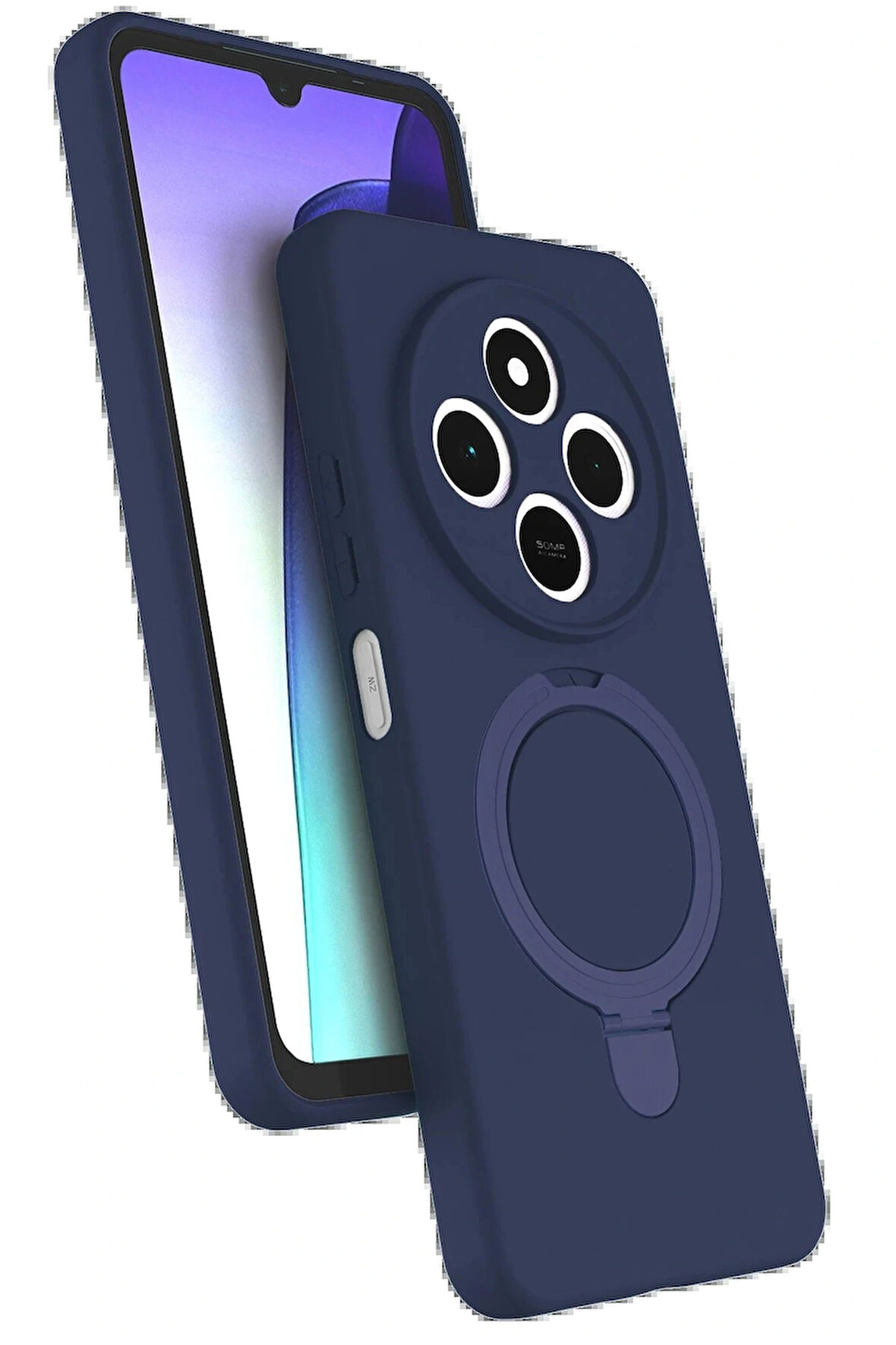 Redmi 14C Regal Standlı Kapak - Lacivert