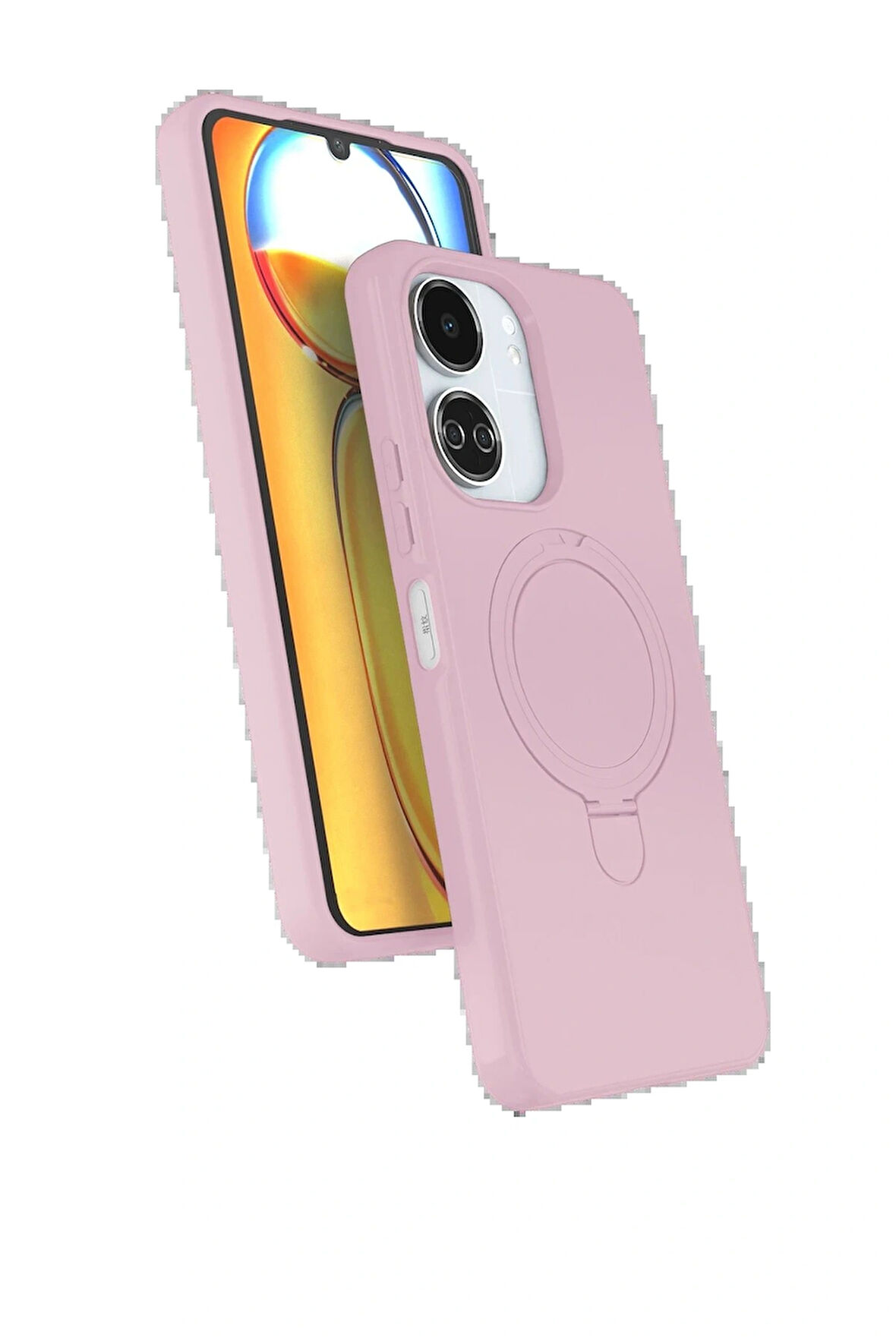 Redmi 13C Regal Standlı Kapak - Açık Pembe