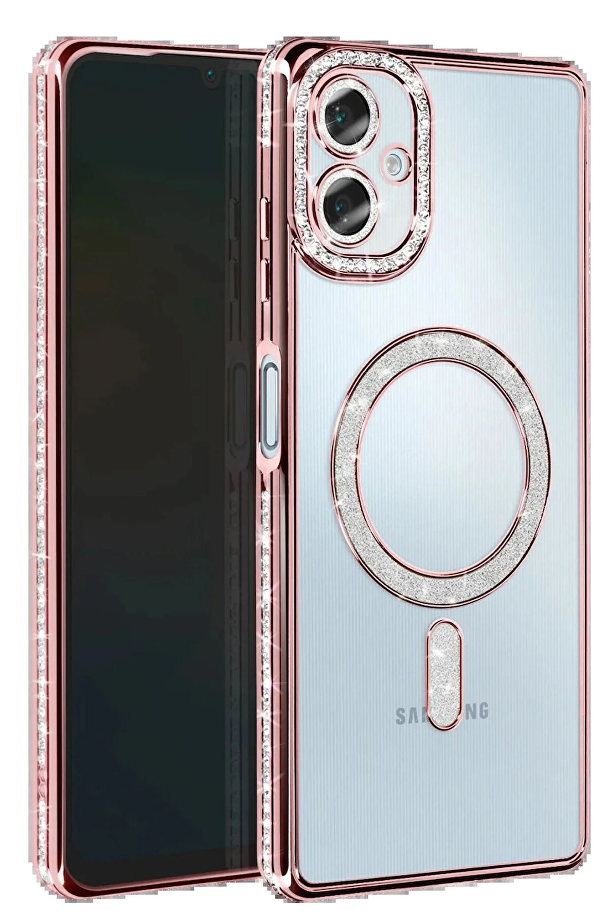 A06 Joke Simli Magneticsafe Kılıf - Pembe