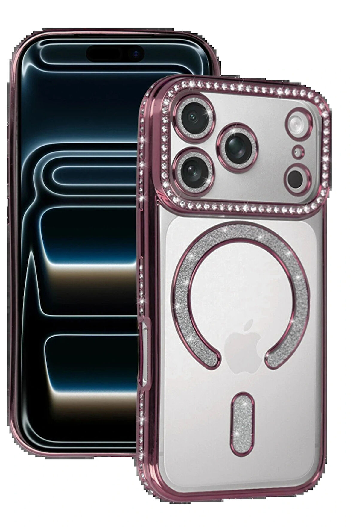 17 Joke Simli Magneticsafe Kılıf - Pembe