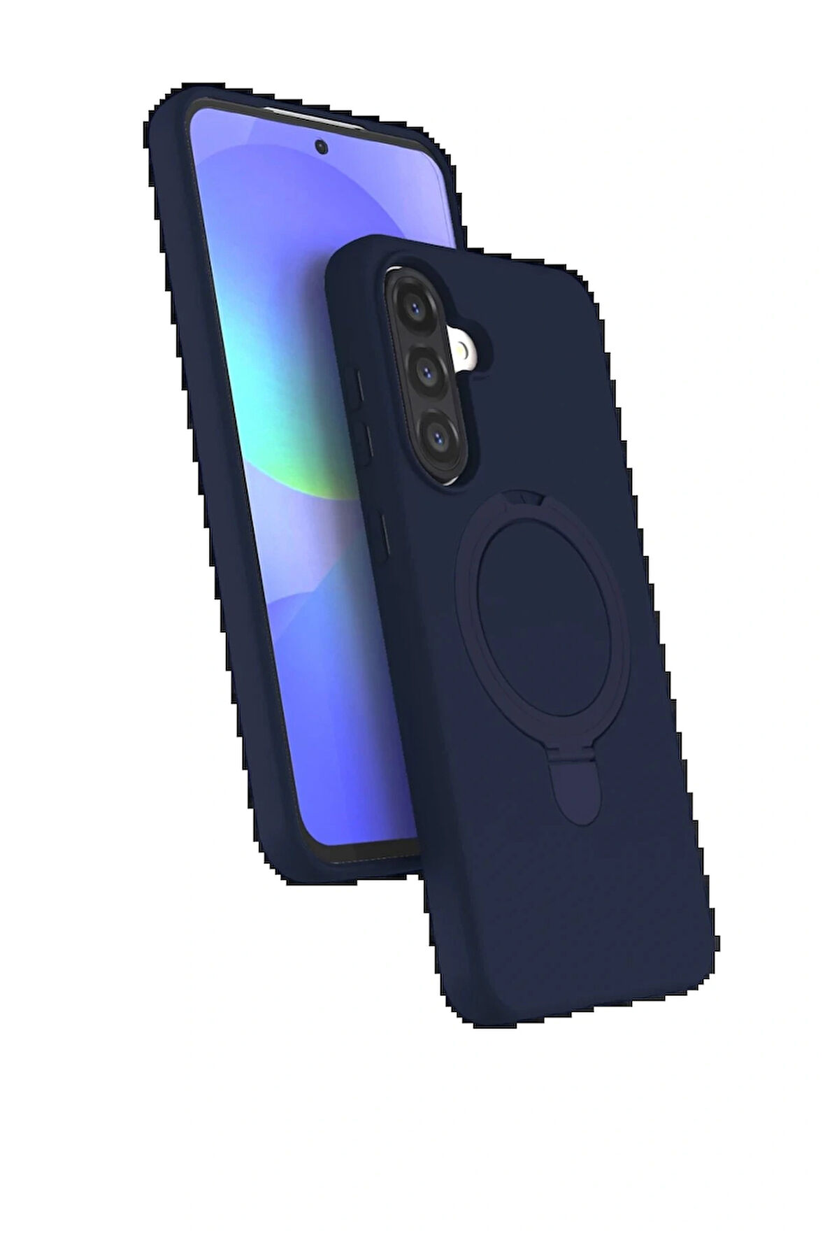 A17 5G Regal Standlı Kapak - Lacivert