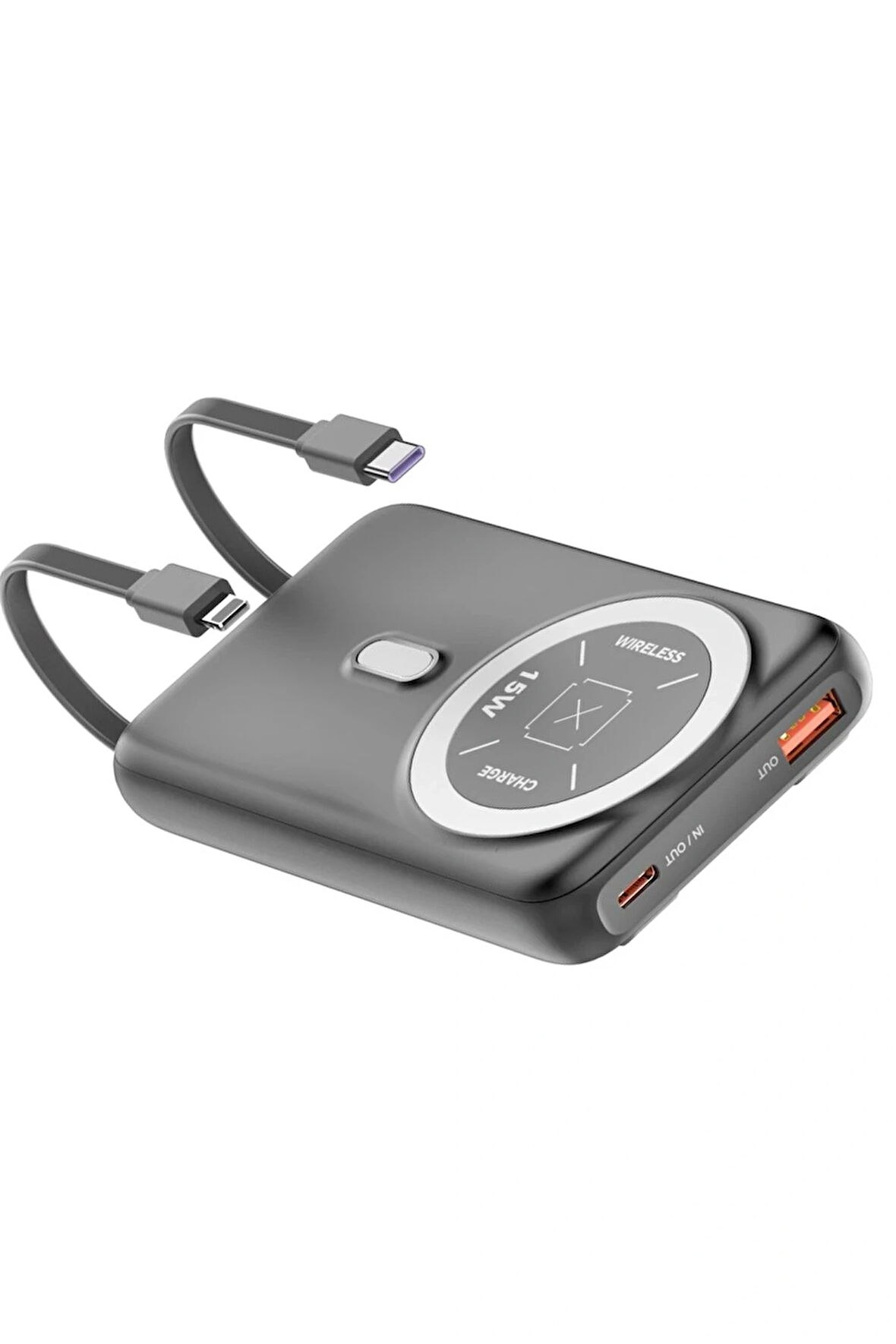 J39 10.000 Mah 20W Pd Dahili Kablolu - Siyah