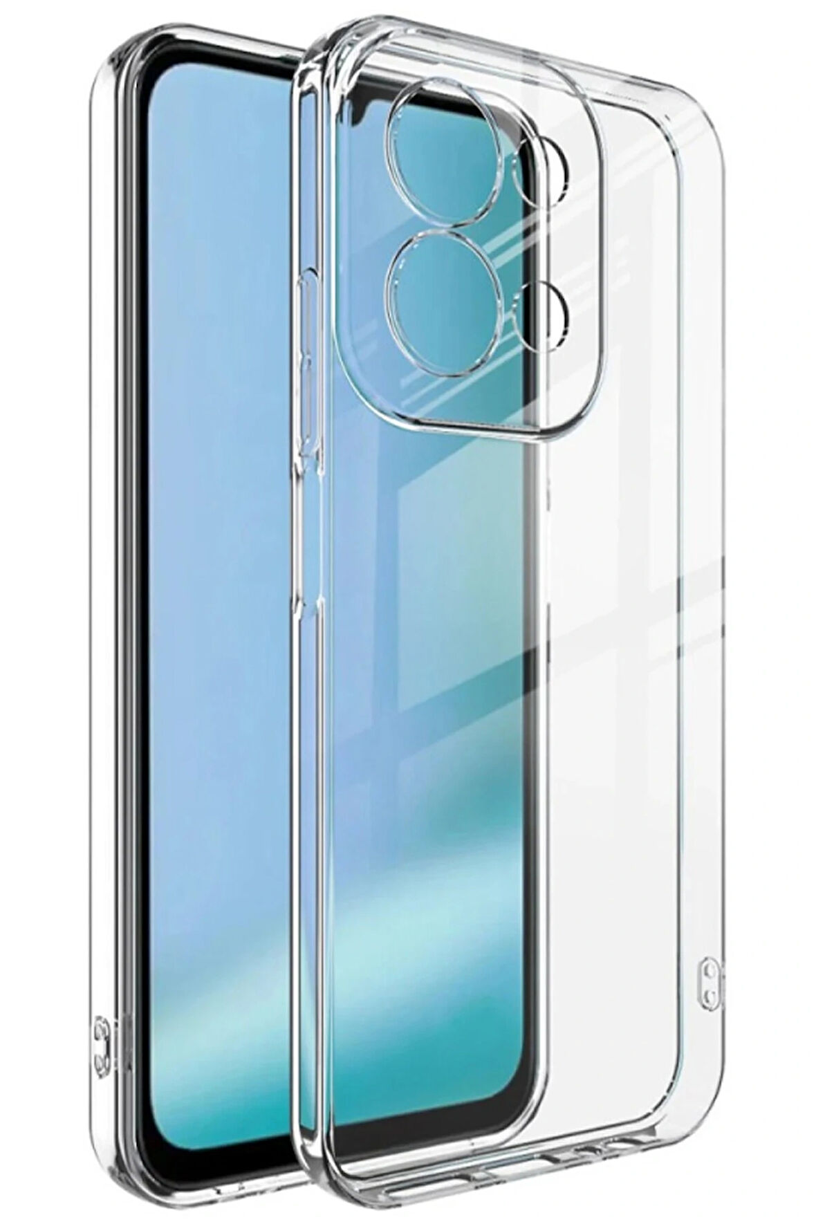 Redmi 15C 4G Lüx Şeffaf Silikon - Şeffaf