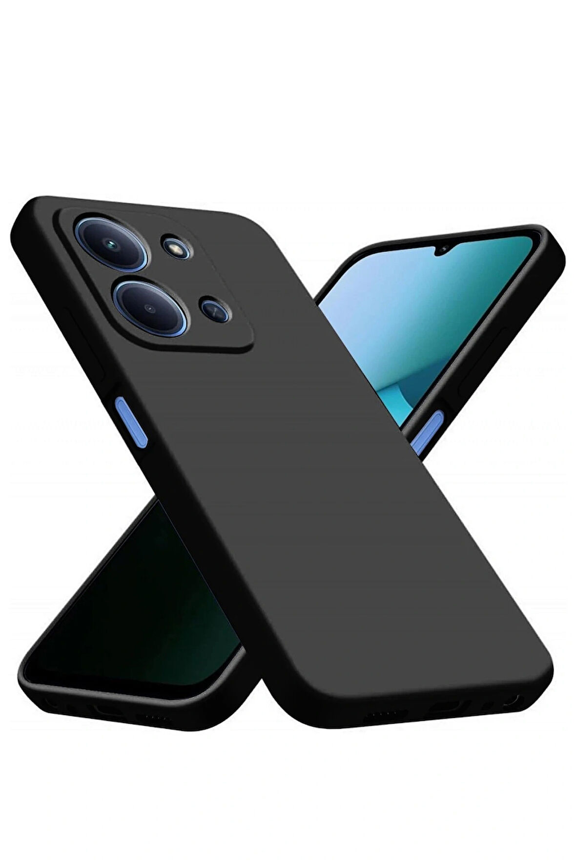 Redmi 15C 4G Nano Içi Kadife Silikon - Siyah