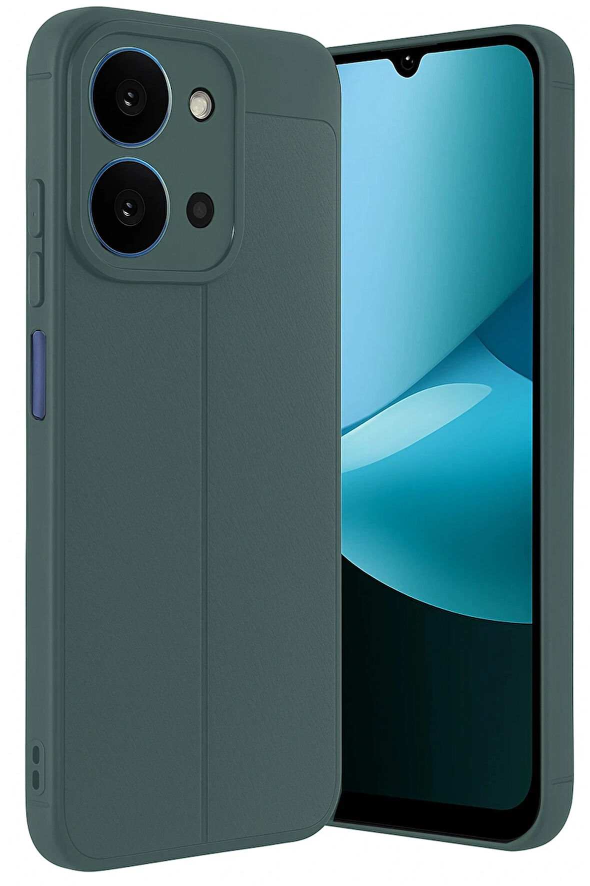 Redmi 15C 4G Auto Focus Kapak - Koyu Yeşil