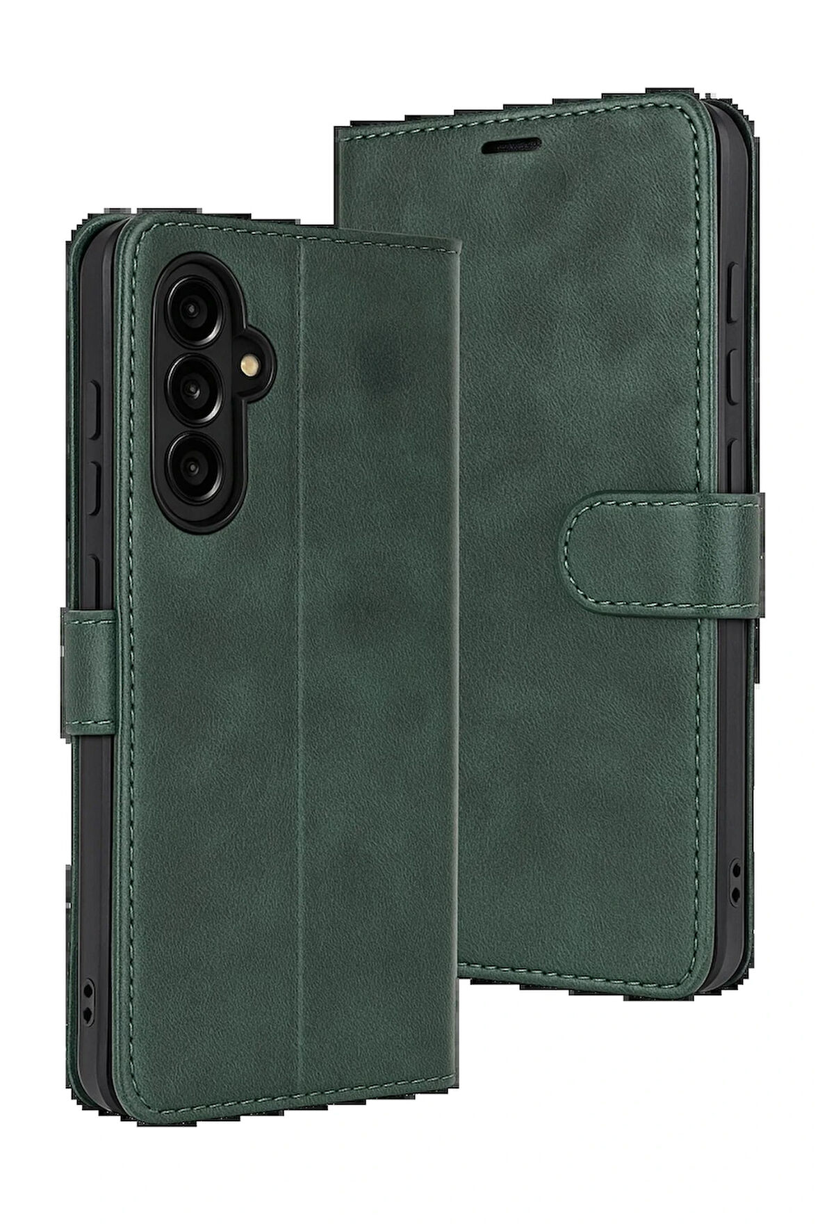 S25 Fe S Kapaklı Kılıf - Yeşil