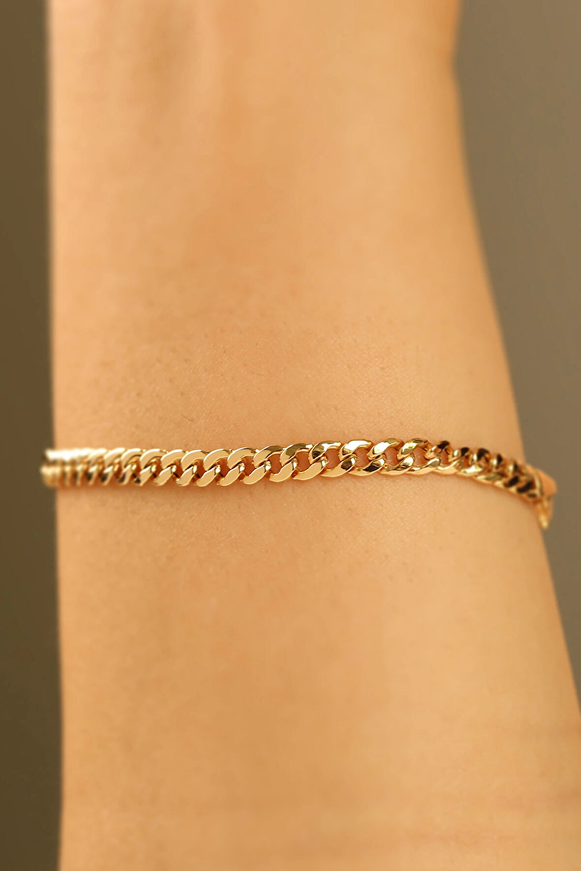 İnce Gurmet Altın Bileklik