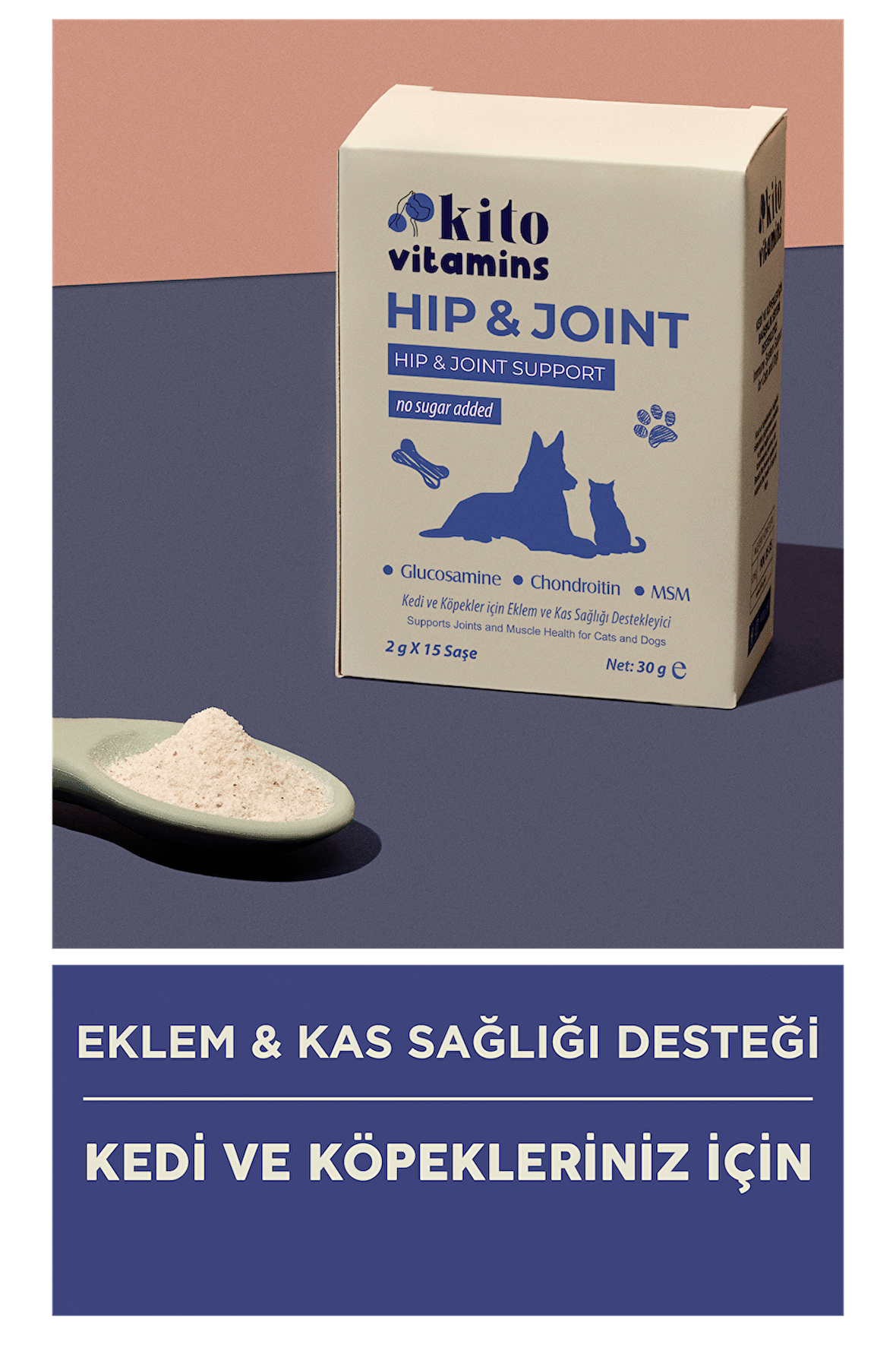 Kito Hip&joint Eklem ve Kas Sağlığı Destekleyici 2g X 15 Saşe