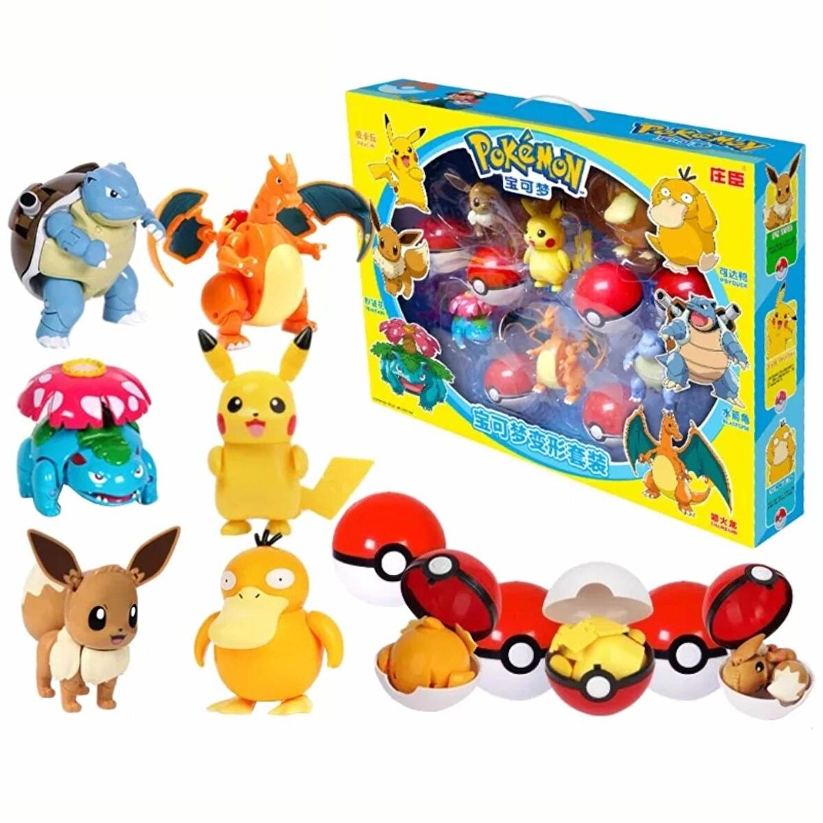 ThreeMB Toys Pokemon Orijinal Lisanslı Elf Topu 6'lı Özel Set - 2
