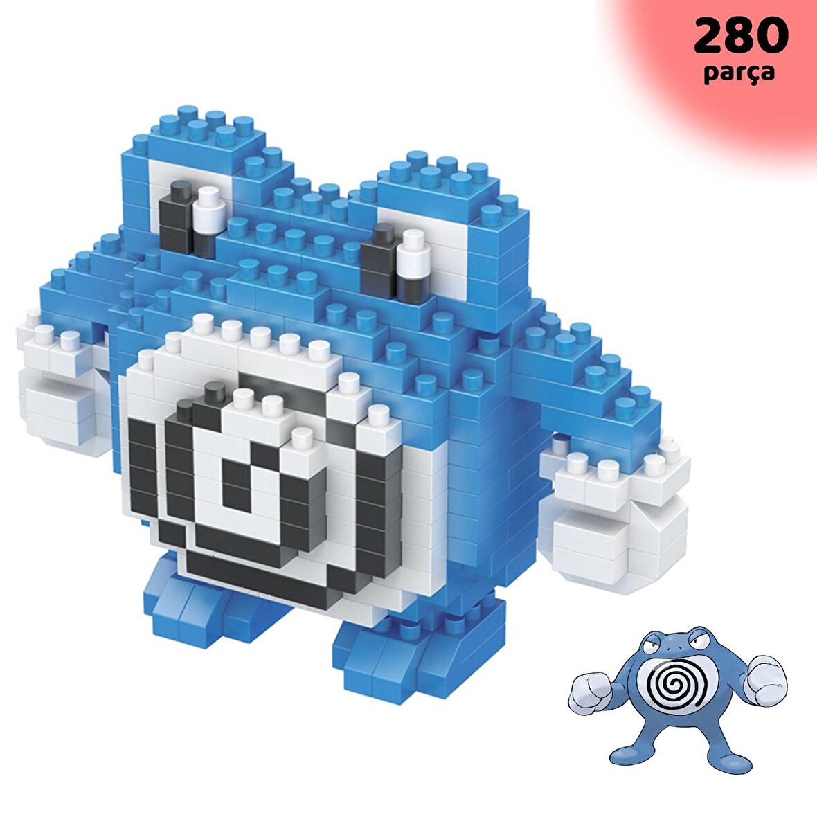 ThreeMB Toys Pokemon 3. Kısım Blok Puzzle Poliwrath