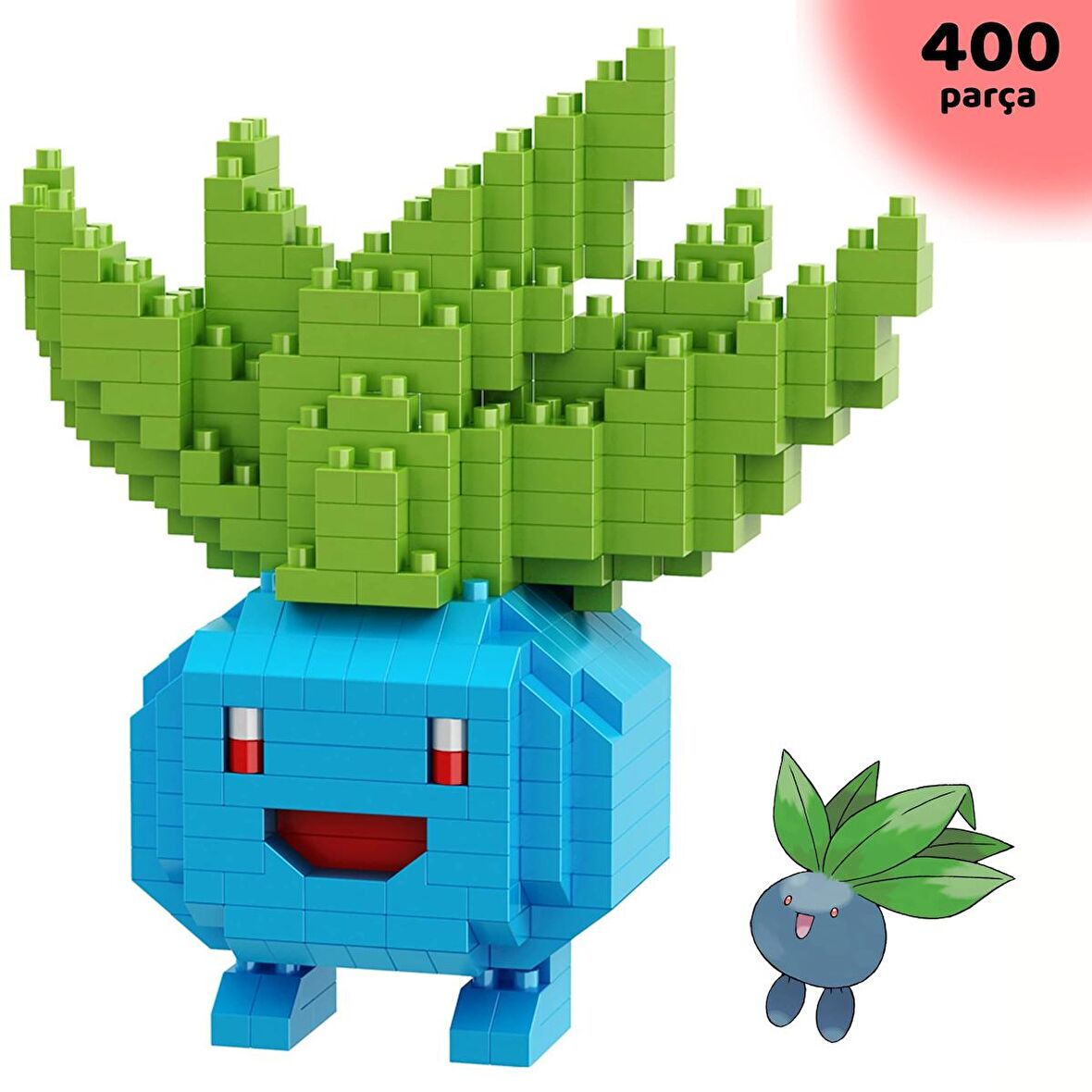 ThreeMB Toys Pokemon 3. Kısım Blok Puzzle Oddish