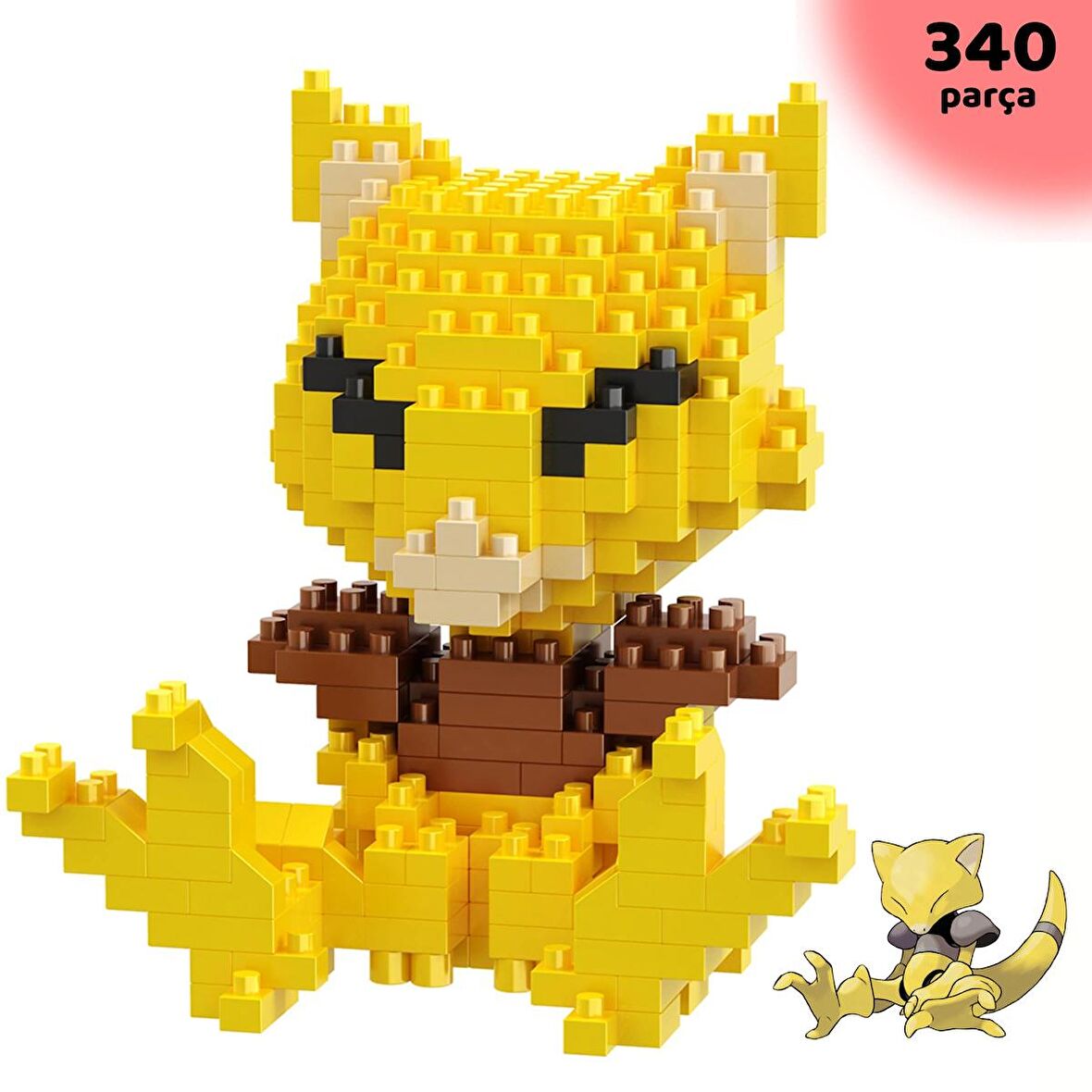 ThreeMB Toys Pokemon 3. Kısım Blok Puzzle Abra