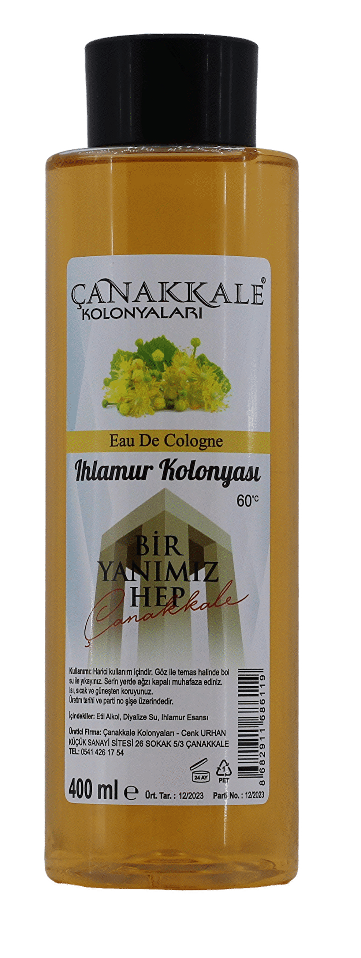 Ihlamur Çiçeği Kolonyası - 400 ML - (Pet Şişe)