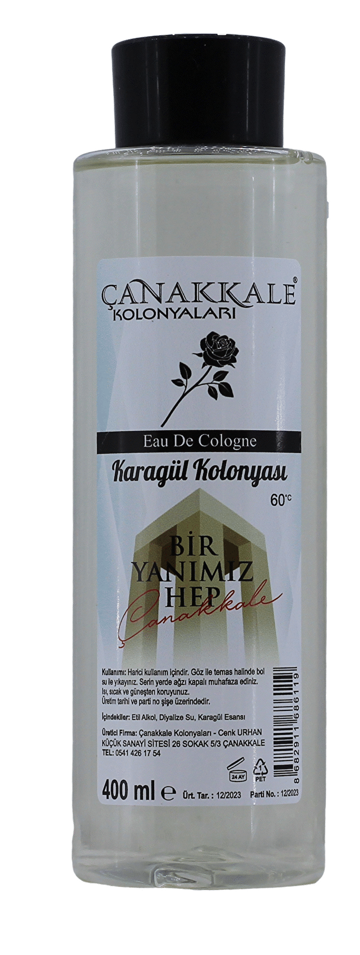 Karagül Kolonyası - 400 ML - (Pet Şişe)