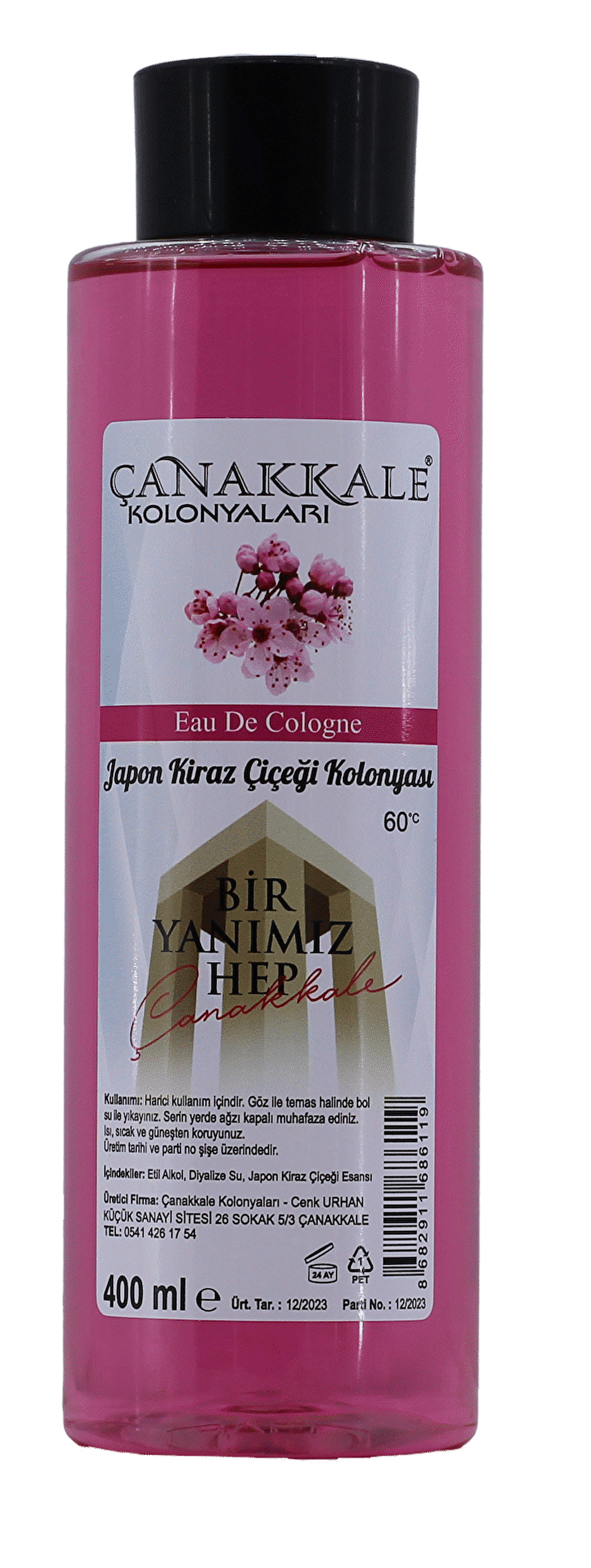 Japon Kiraz Çiçeği Kolonyası - 400 ML - (Pet Şişe)