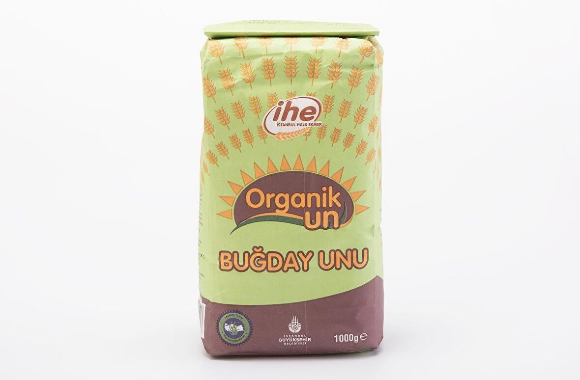 İHE ORGANİK BUĞDAY UNU 1000 g (3 ADET)