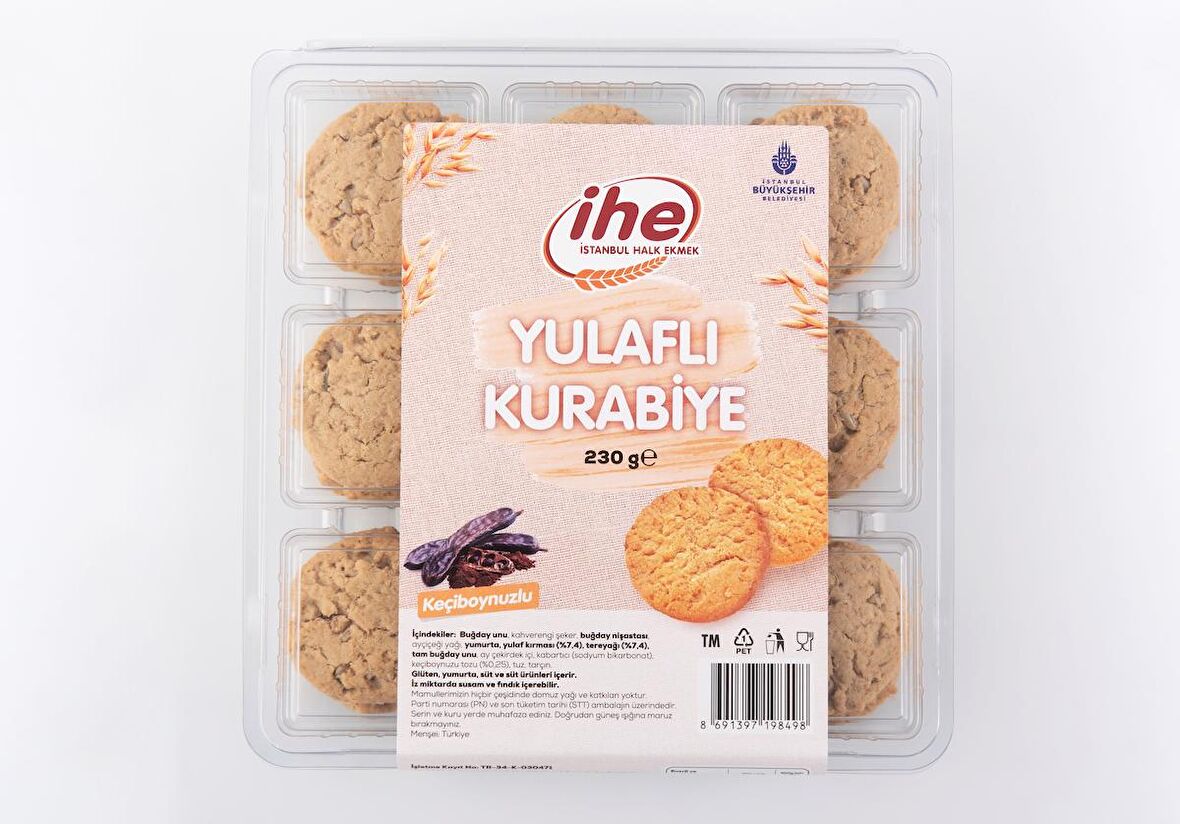 İHE YULAFLI KURABİYE 230 G (4 ADET)