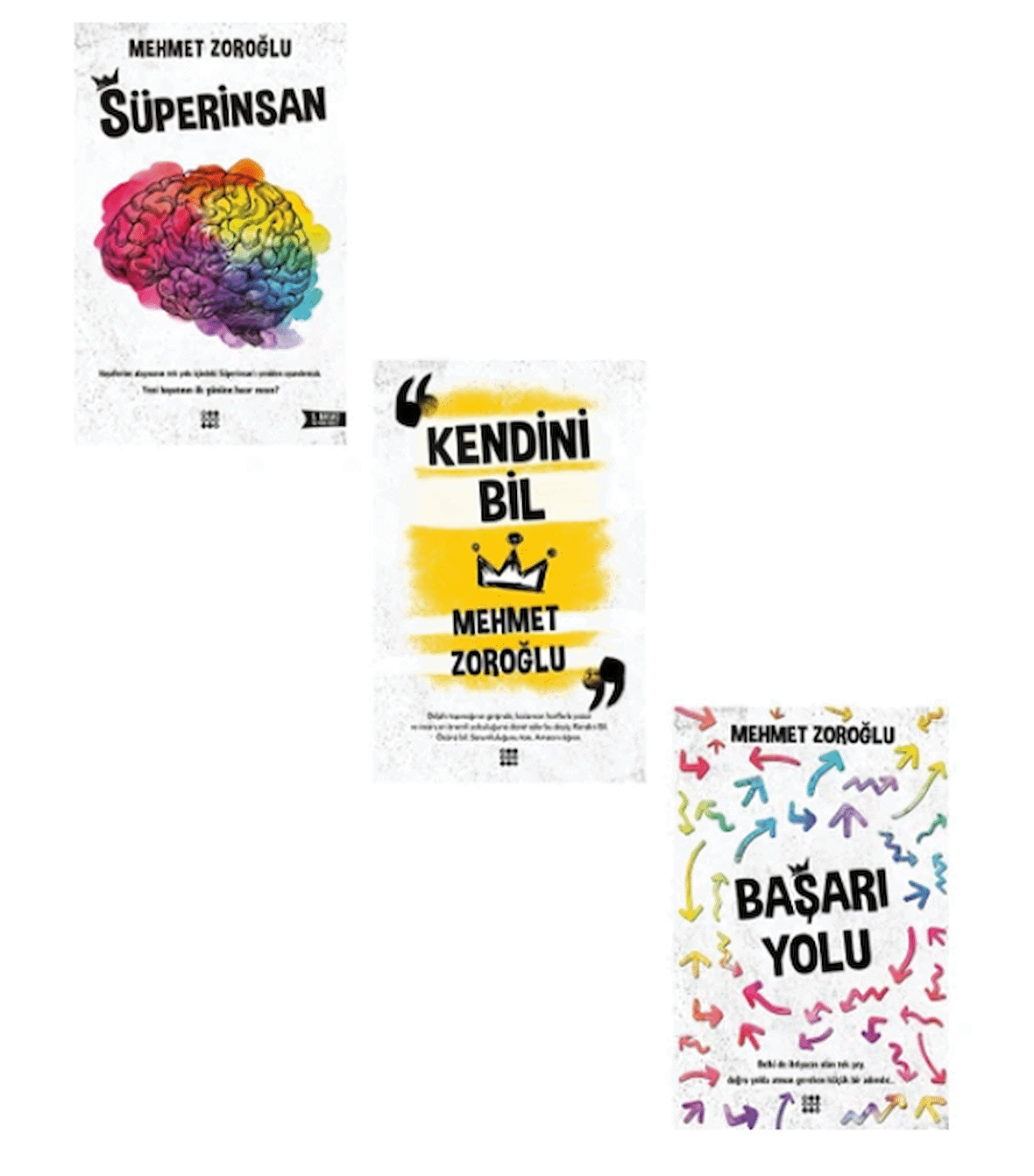 Mehmet Zoroğlu Seti 3 Kitap Başarı Yolu + Kendini Bil+ Süperinsan