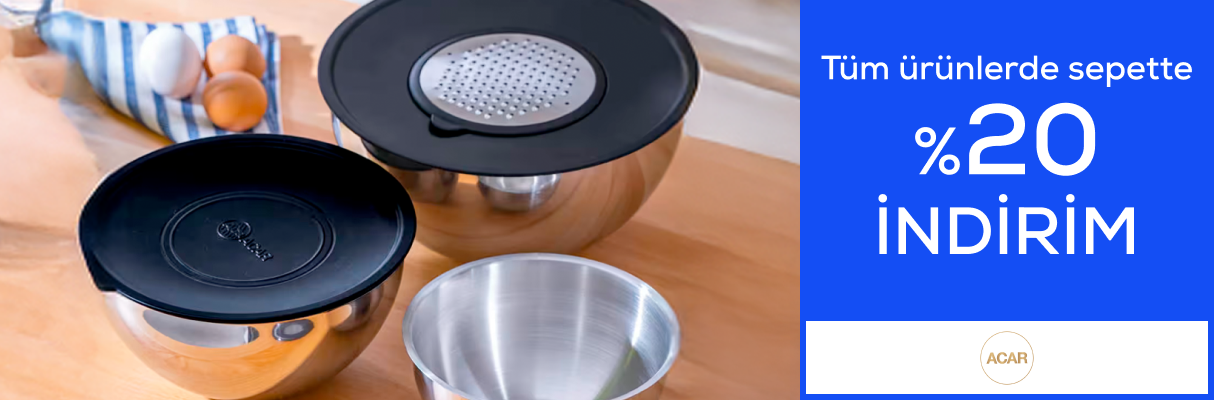 Acar Home Mağazasında Sepette %20 İndirim
