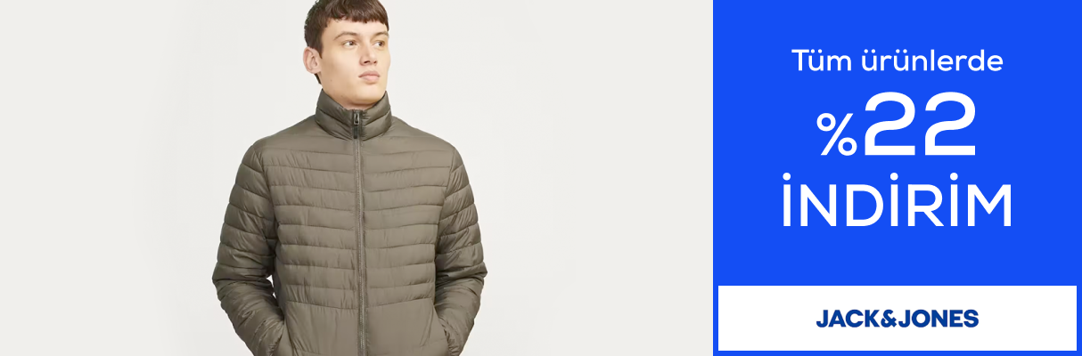 Jack Jones Tüm ürünlerde %22 indirim