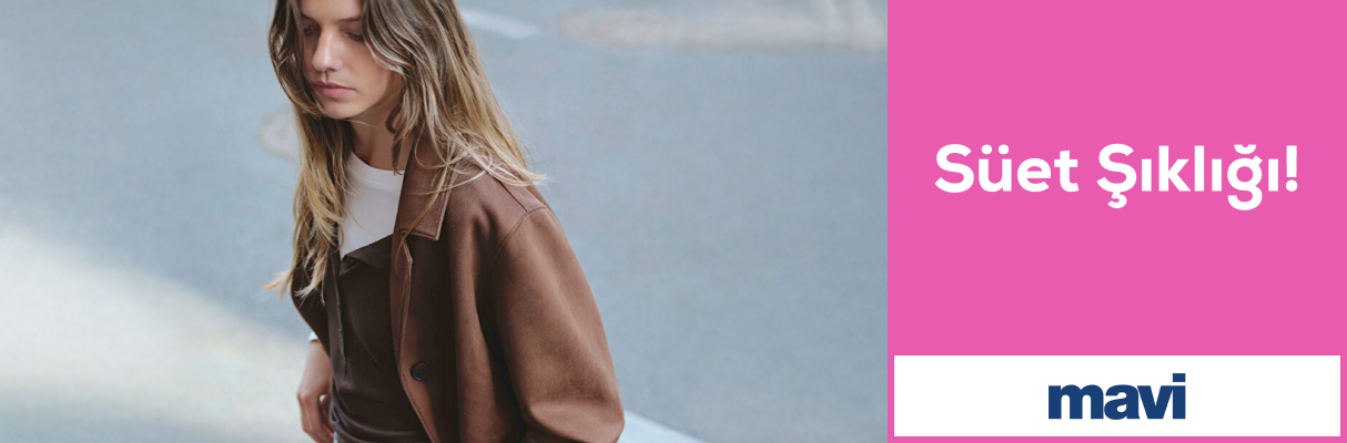 Mavi Süet Şıklığı