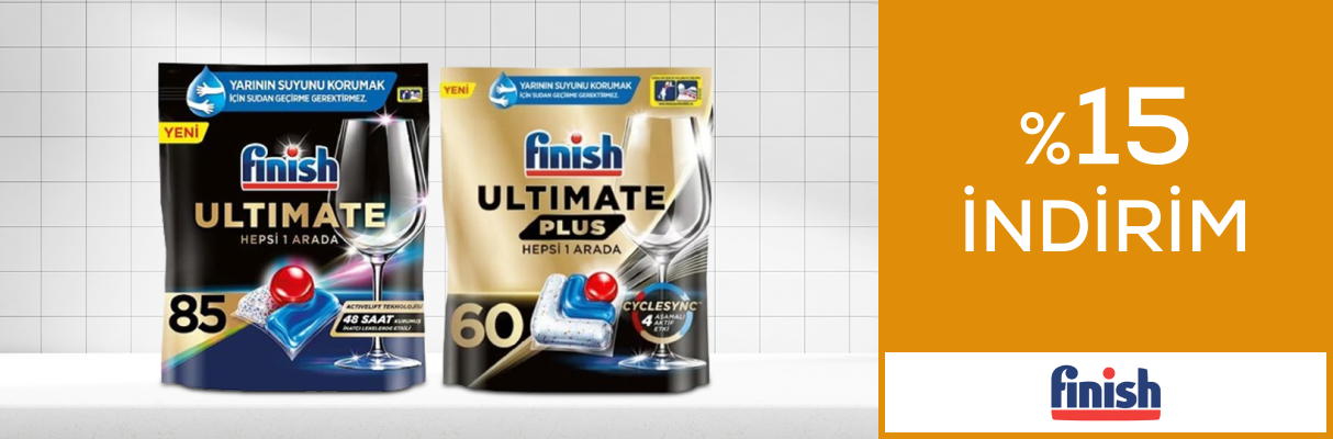 Finish Türkiye mağazasına özel %15 indirim